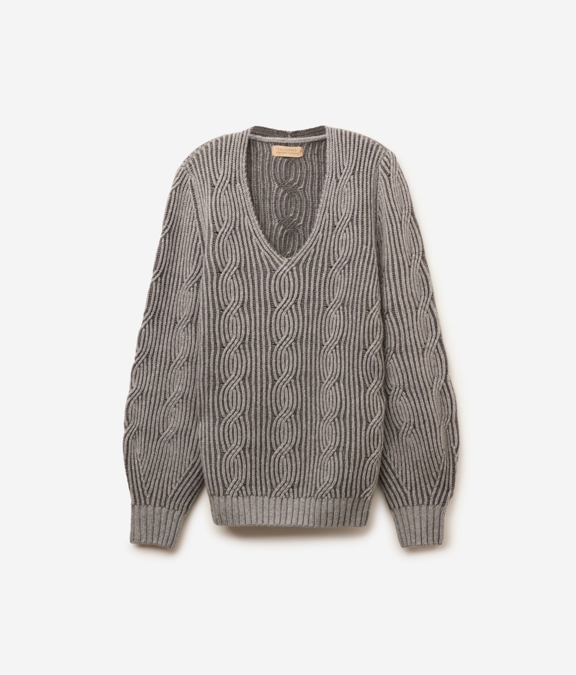 Jersei amb escot en punta de Cashmere Ultrasoft