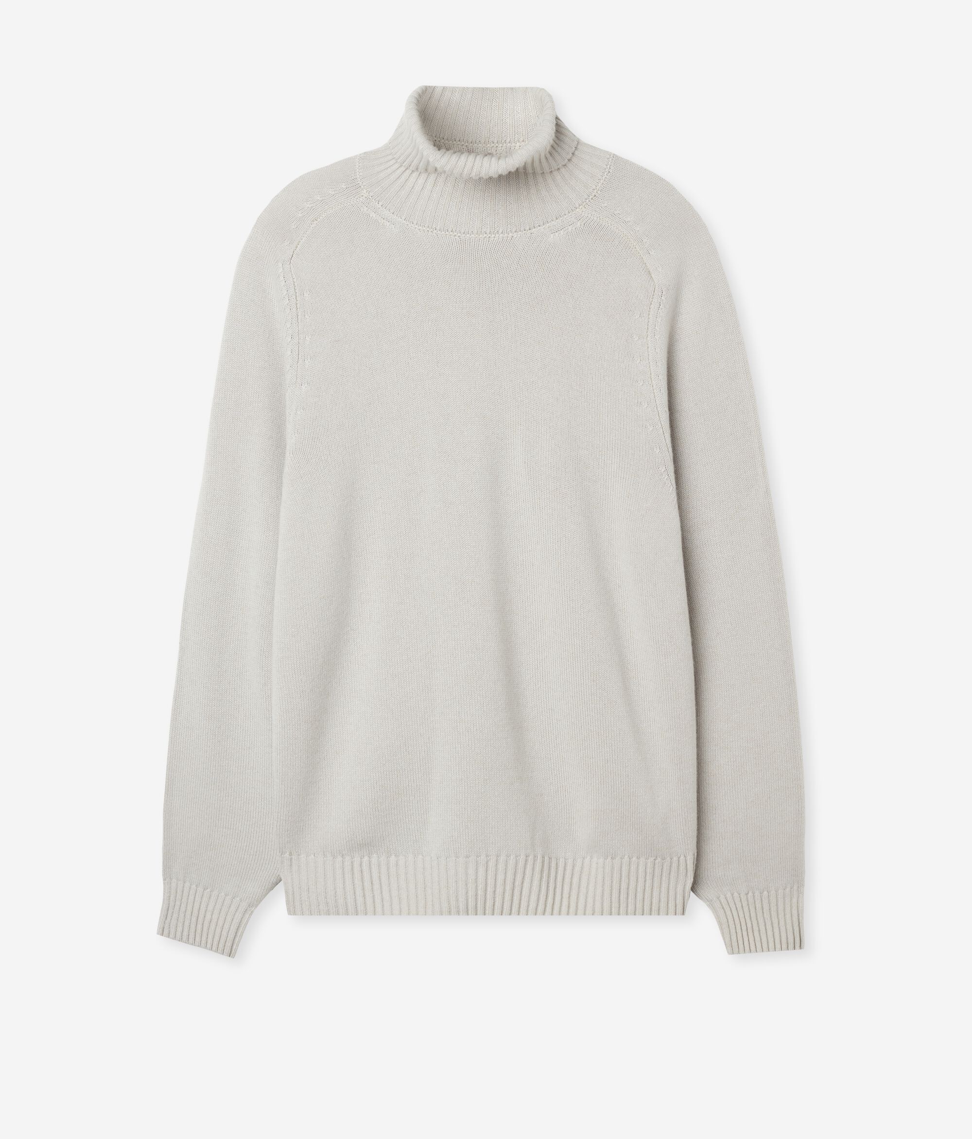 Jersey de cuello vuelto de cashmere ultrasoft