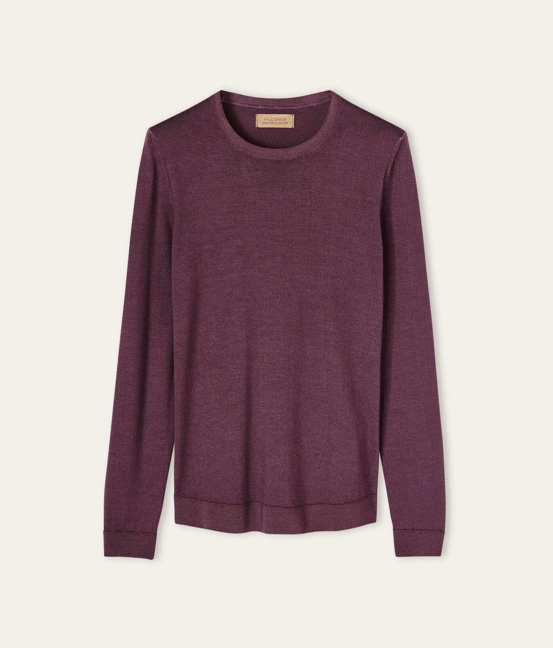 Round-Neck Ultrafine Cashmere Jumper