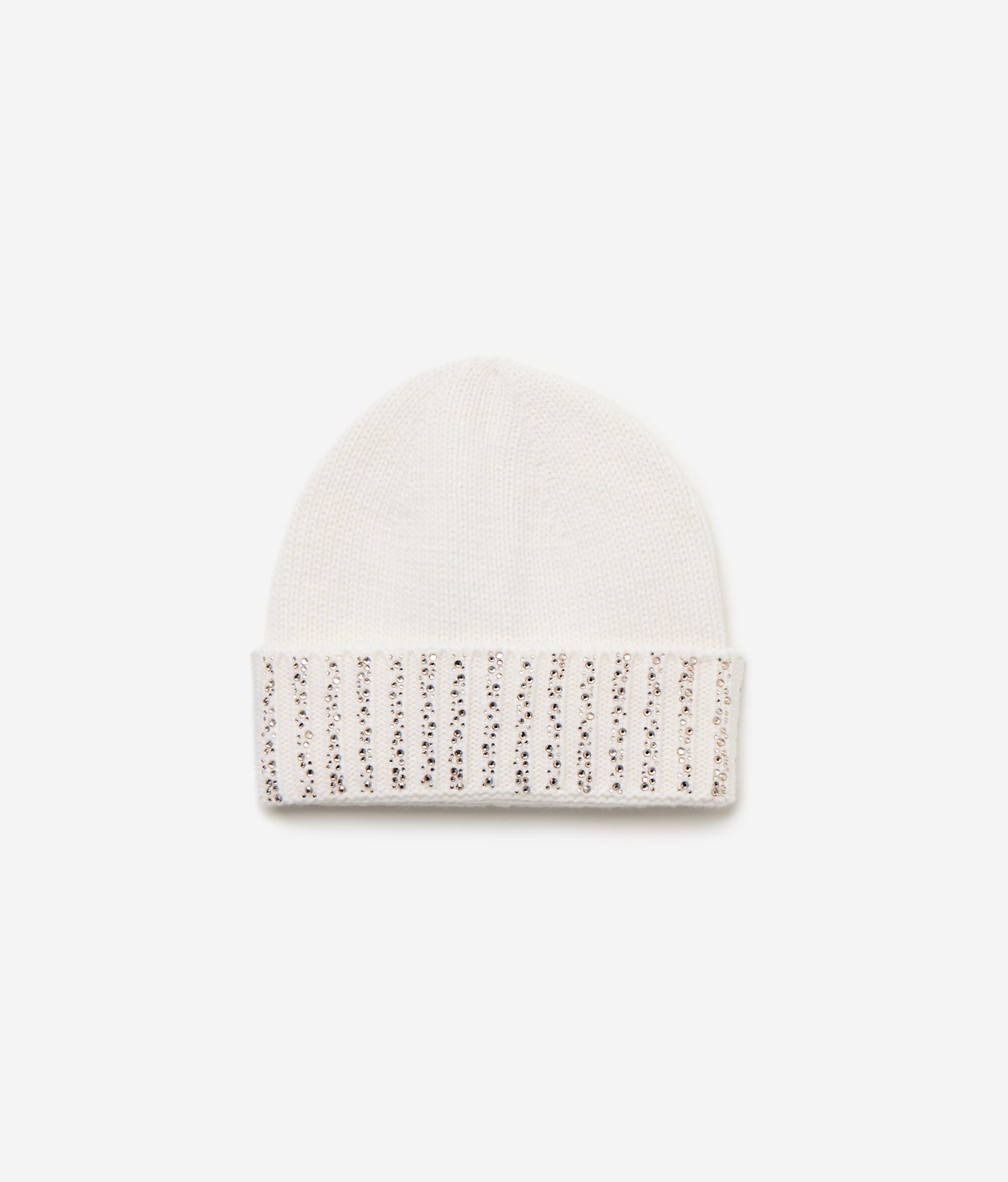 Gorro con strass de cashmere
