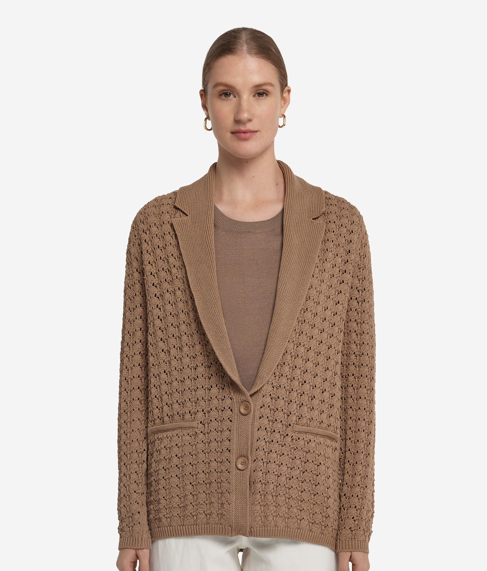 Giacca Crochet in Cotone