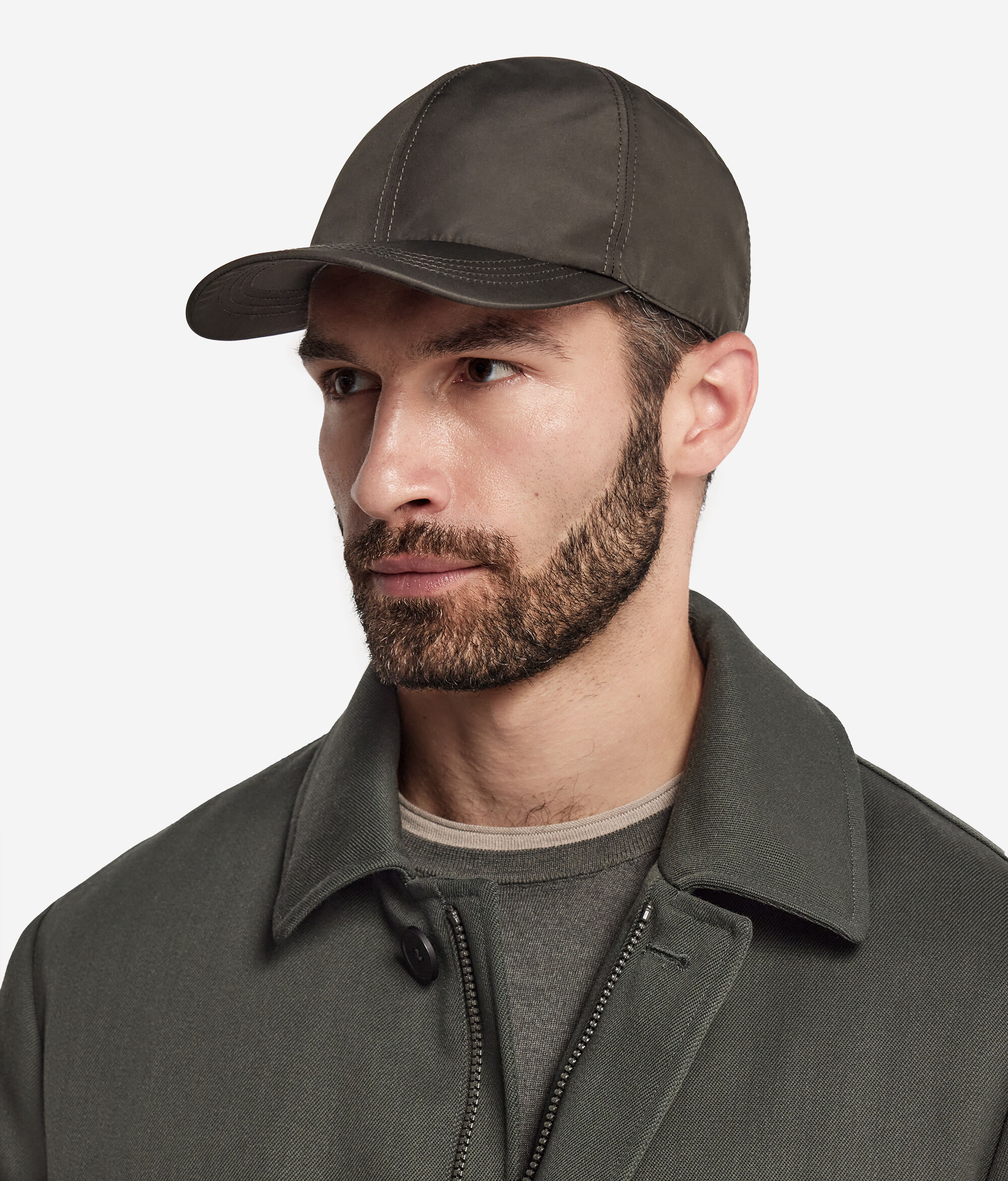 Technical Baseball Cap with Ultrafine Cashmere Lining