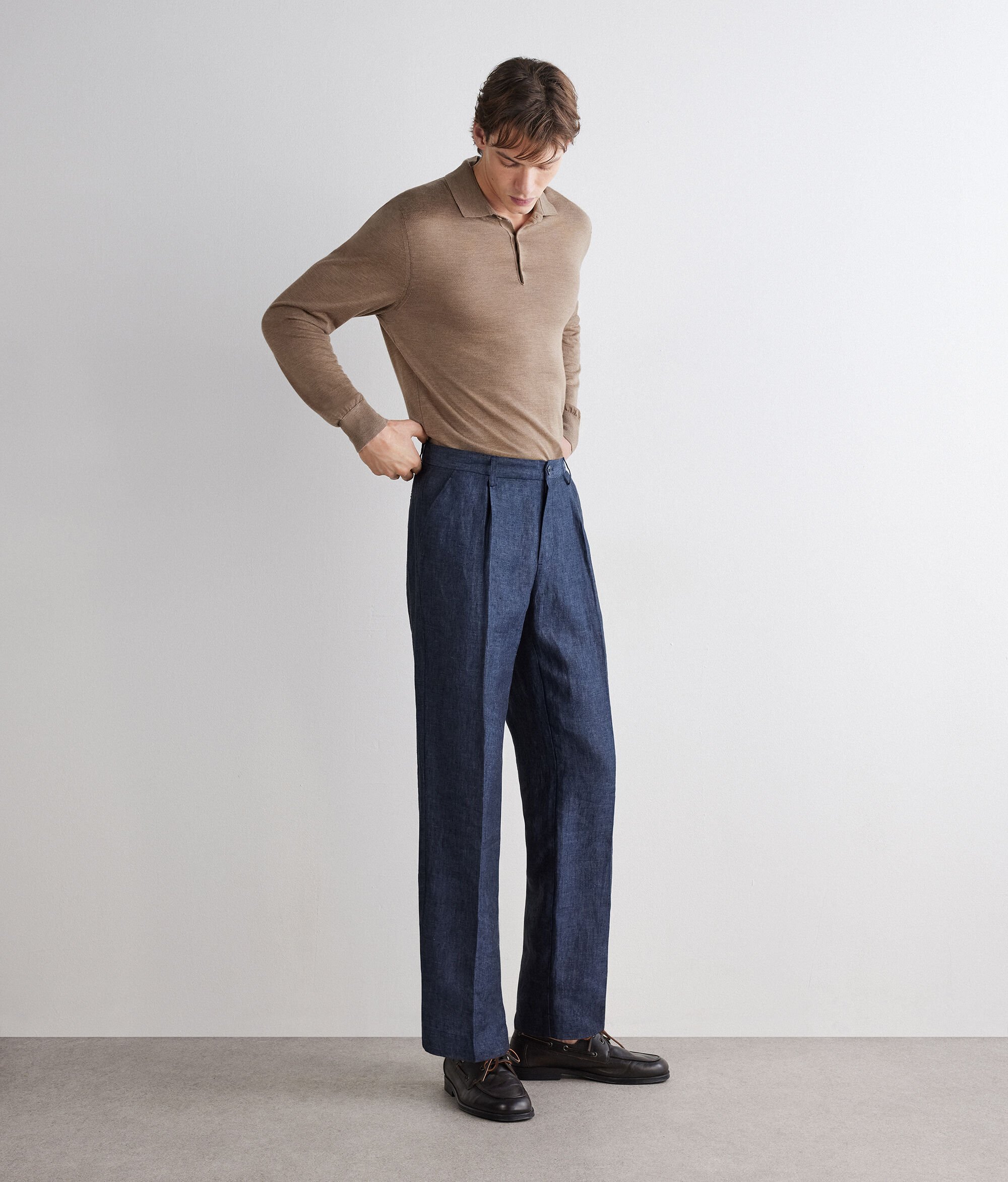 Polo em Ultrafine Cashmere