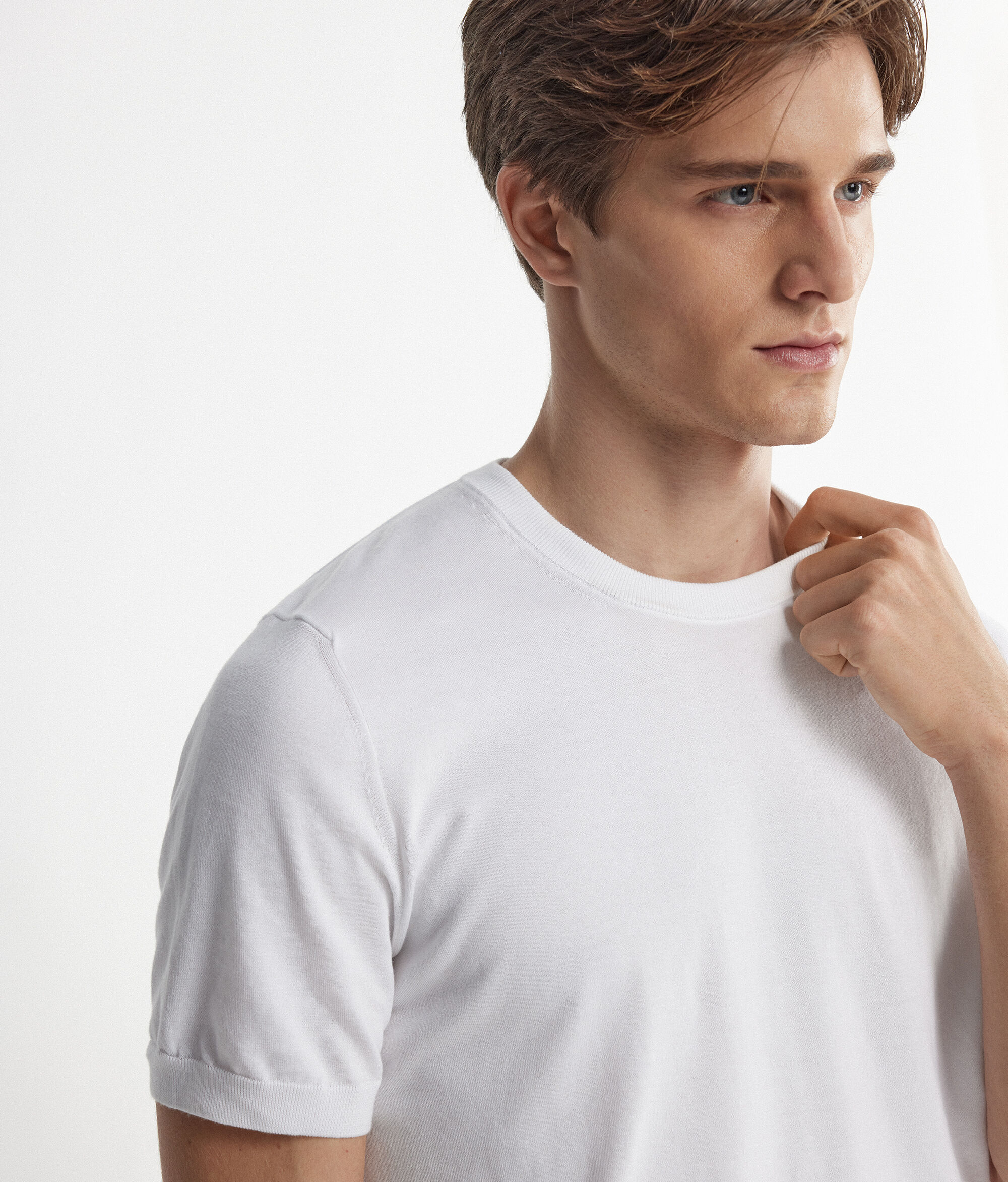 Fresh Cotton Short-Sleeved Round-Neck T-Shirt