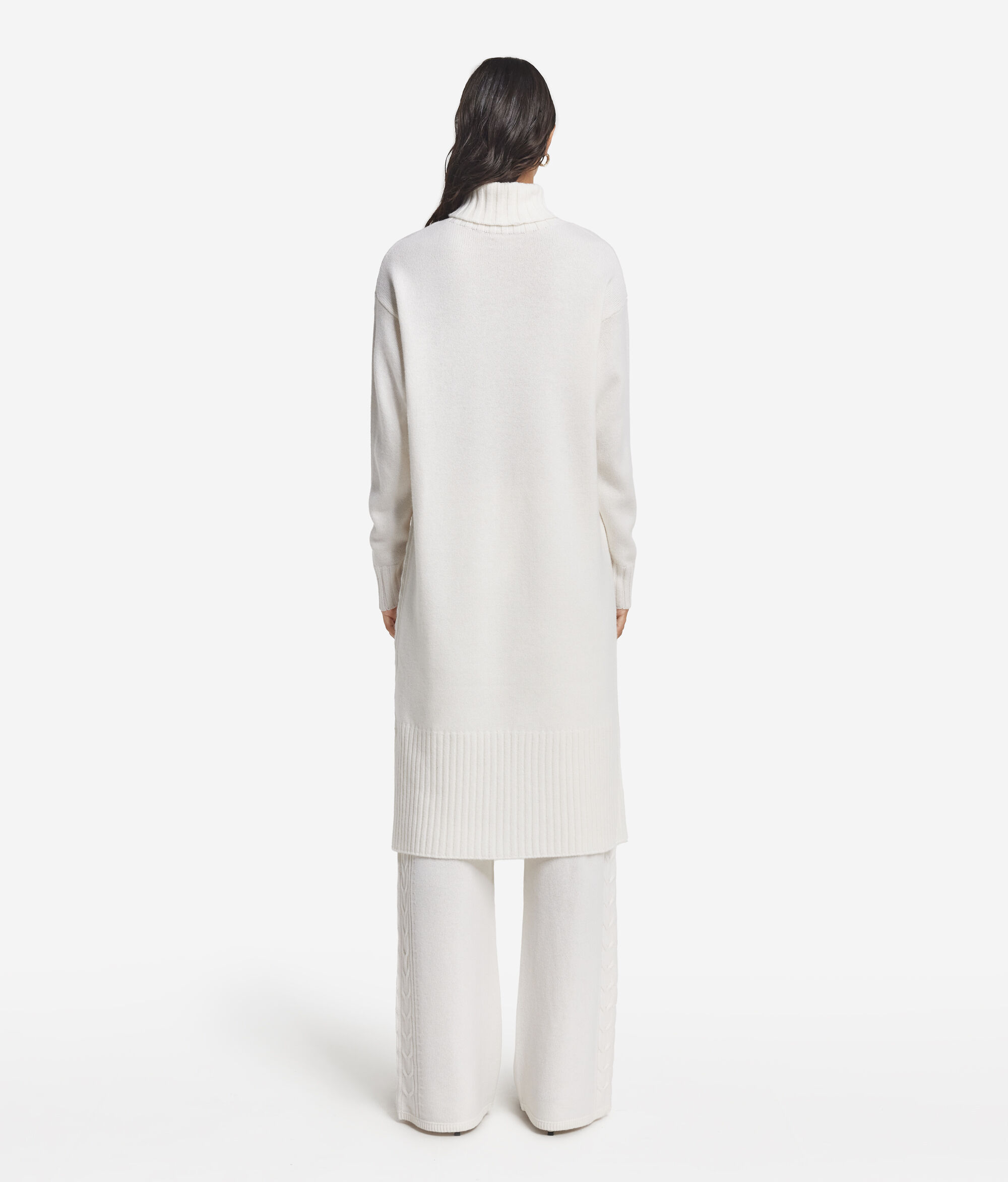 Ultrasoft Cashmere cable stitch dress