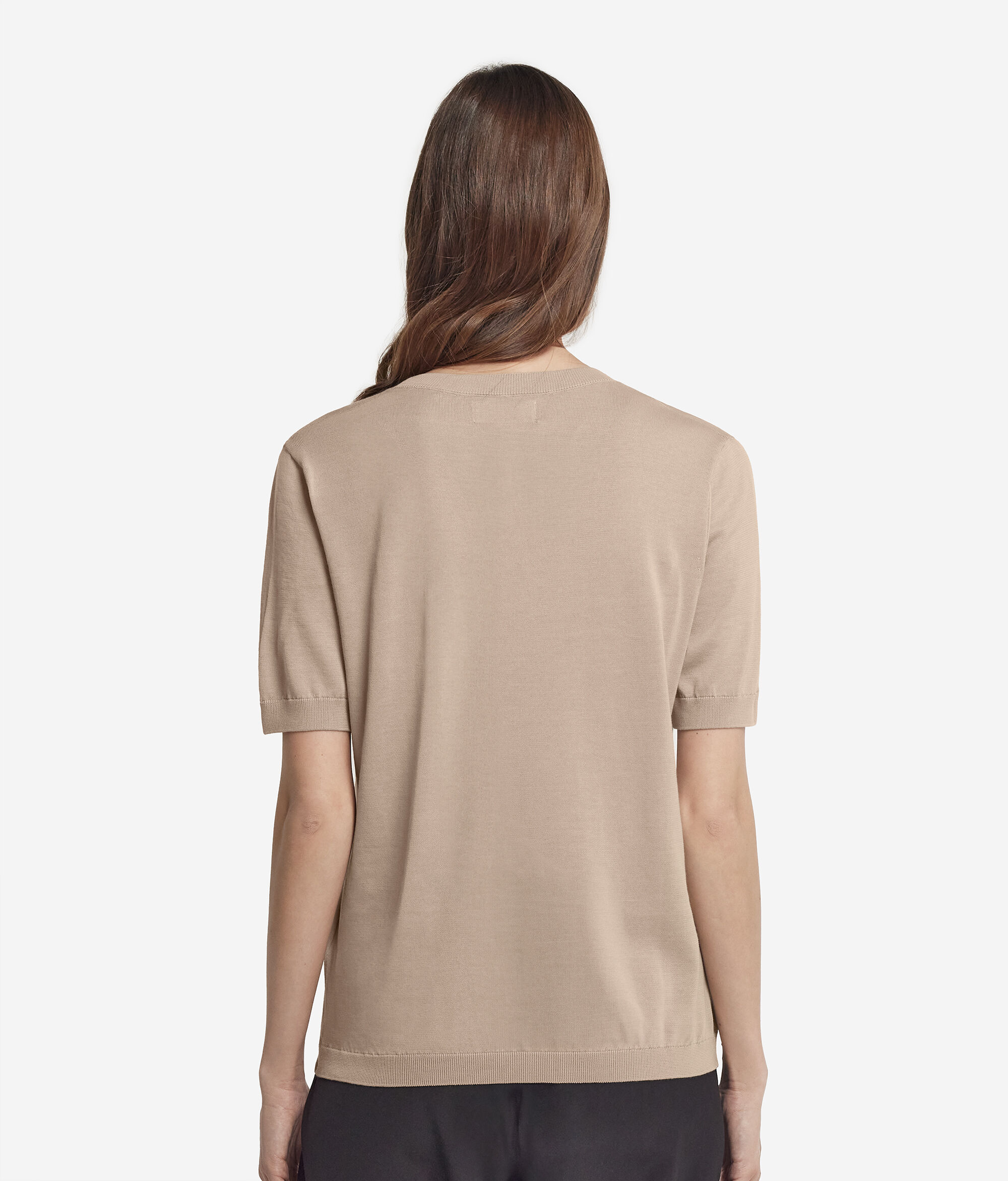 Camiseta con cuello redondo de algodón Fresh