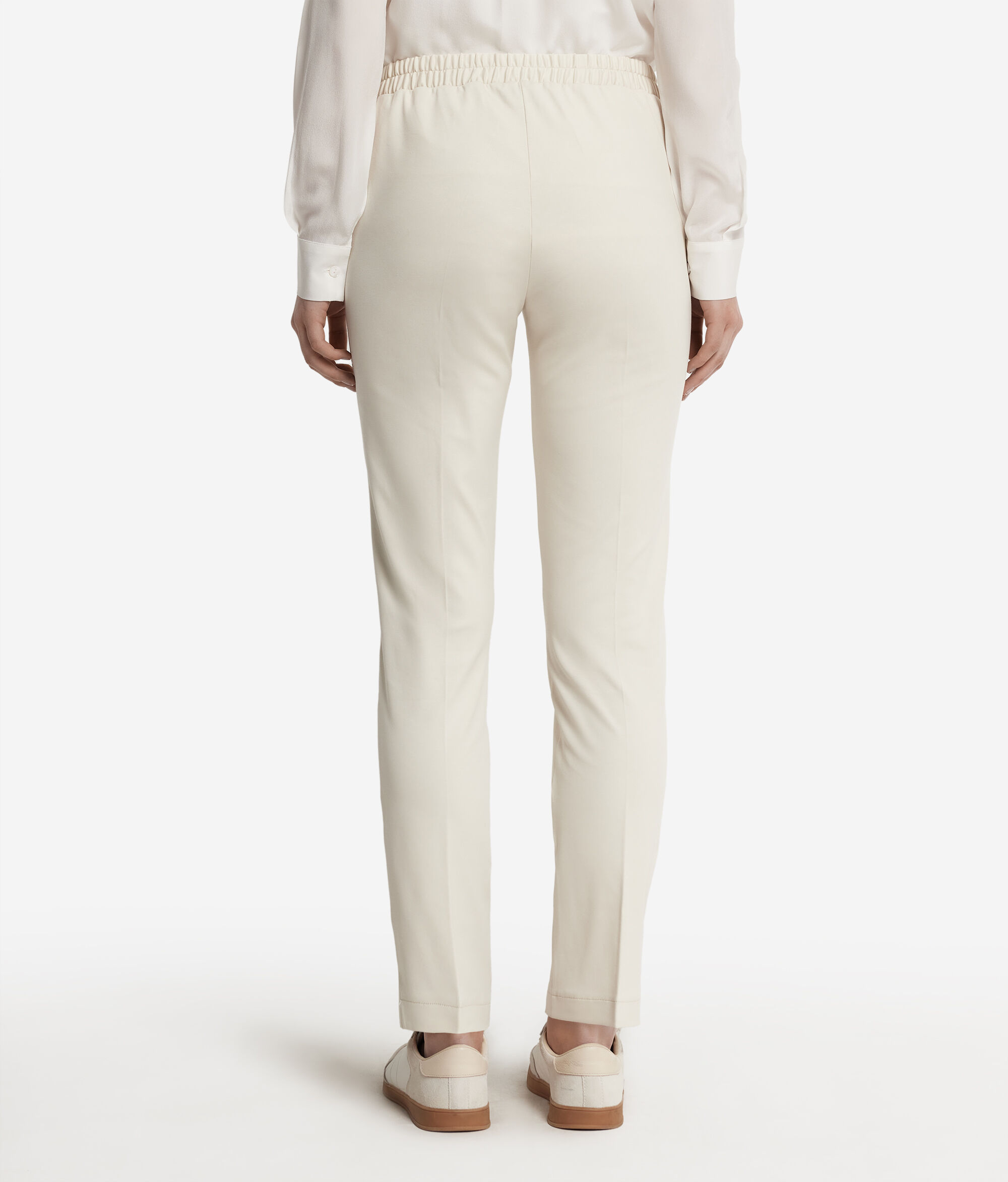 Cotton Cigarette Trousers