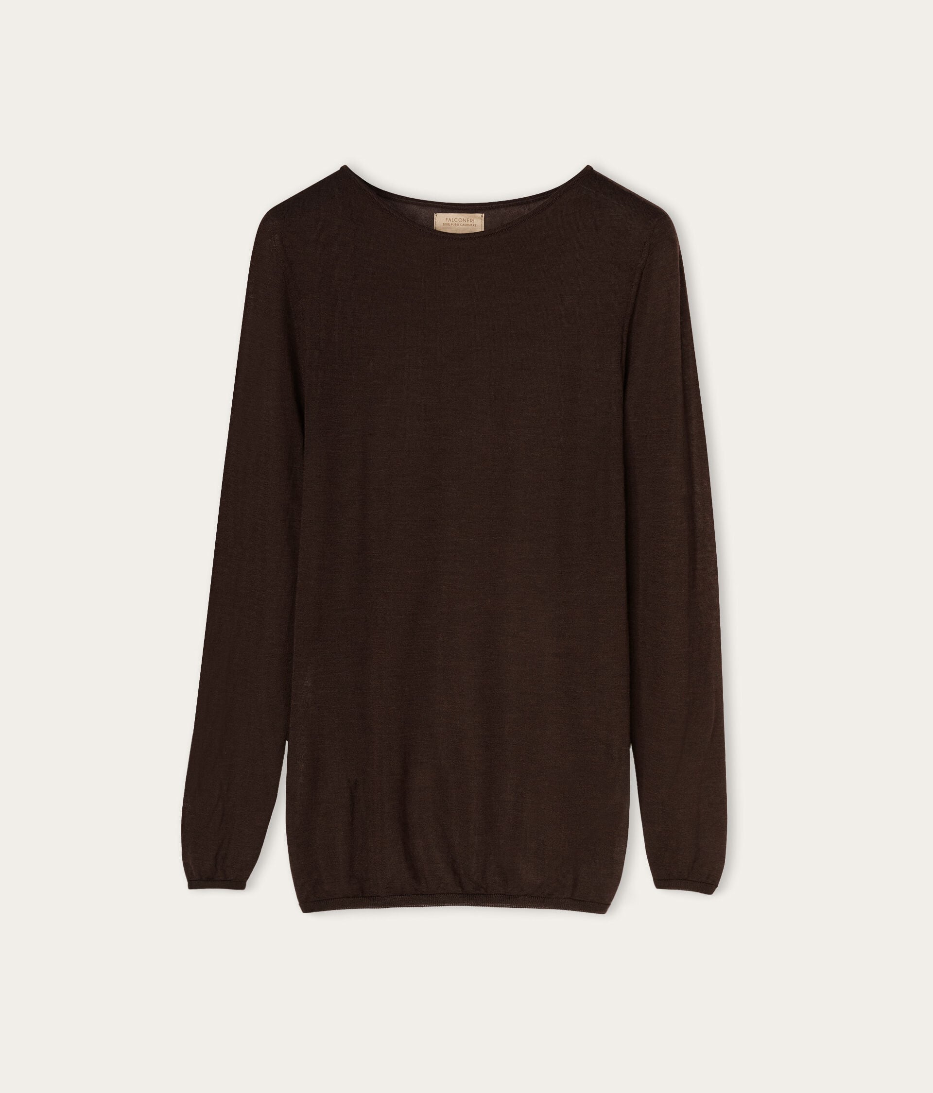 Airfine Cashmere boat-neck top