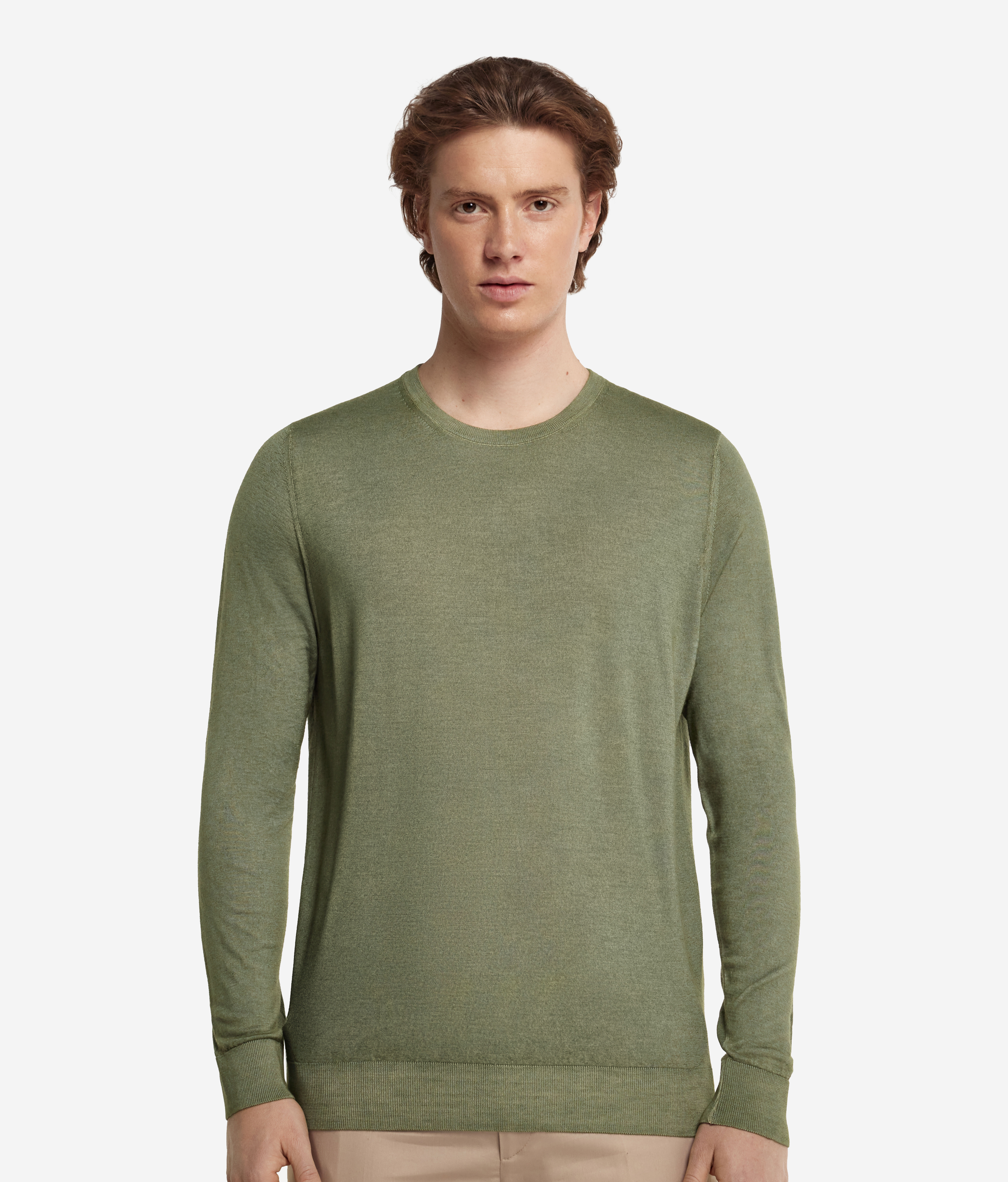 Round-Neck Ultrafine Cashmere Jumper