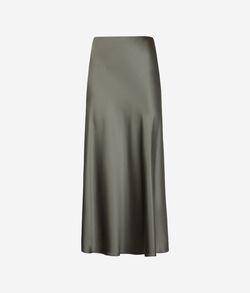 Юбка из атласного шелка