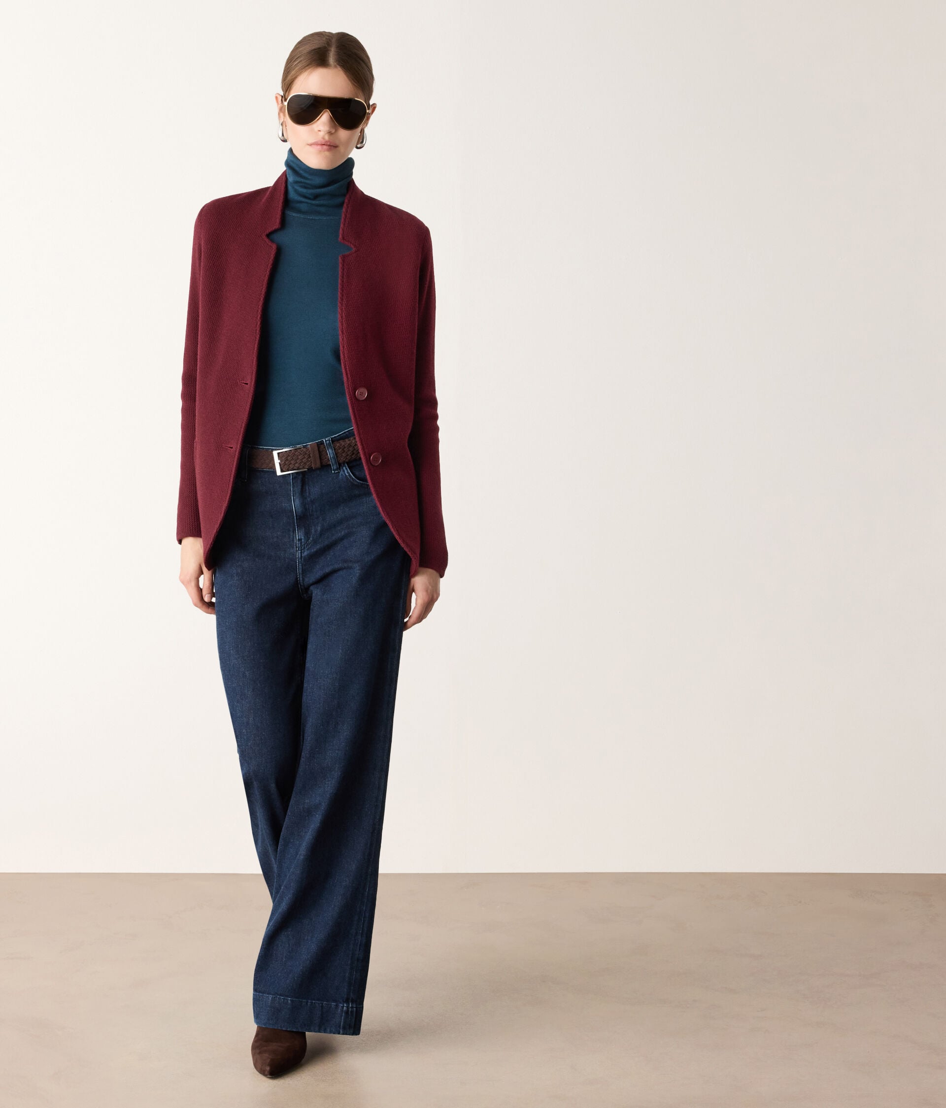 Blazer maschile in lana cashmere