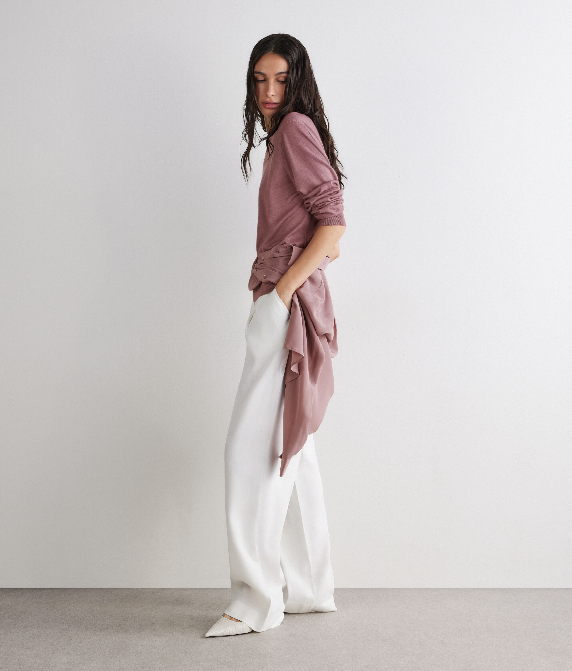 Jersei de coll rodó de Cashmere Ultrafine