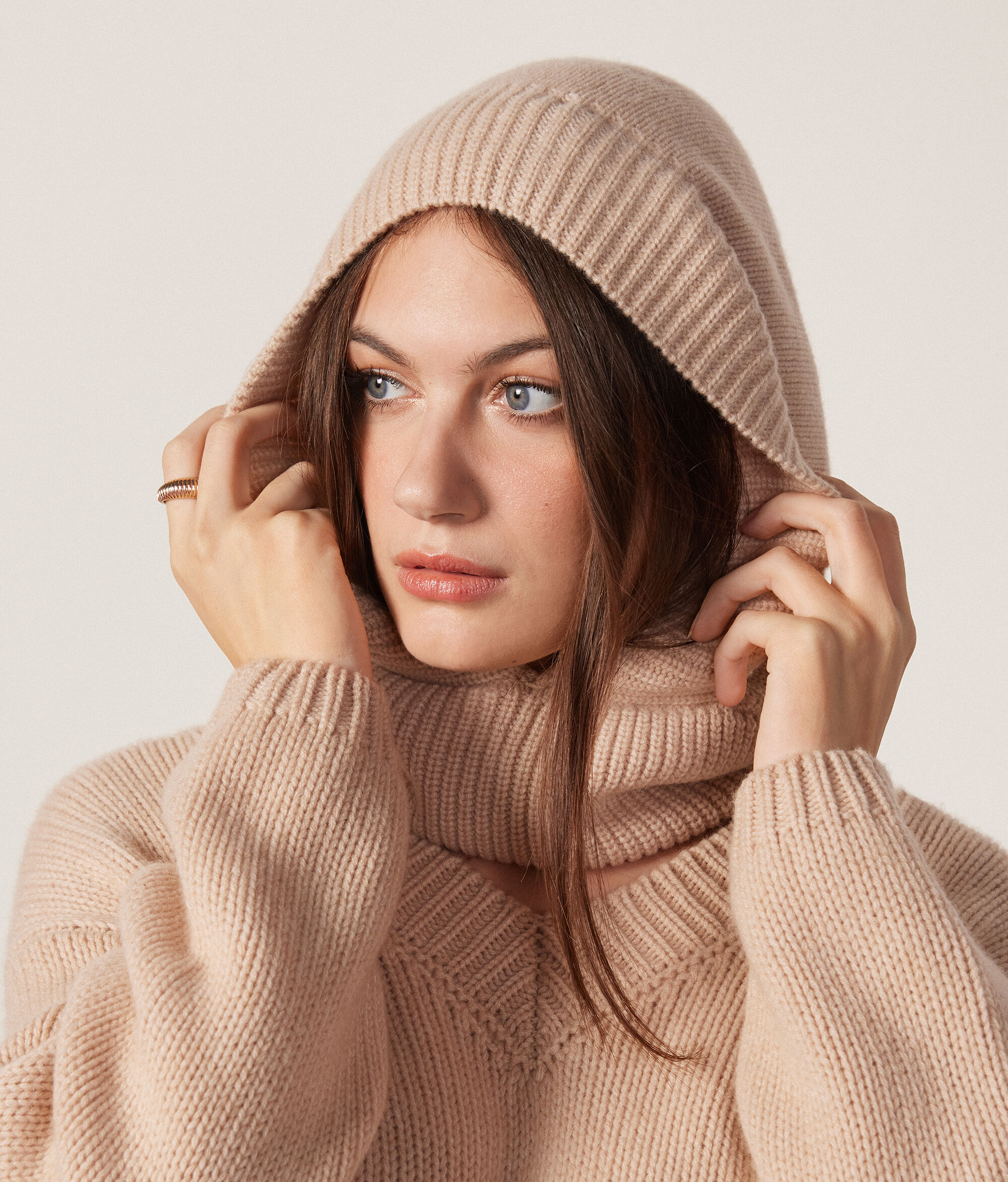 Κουκούλα από Ultrasoft Cashmere
