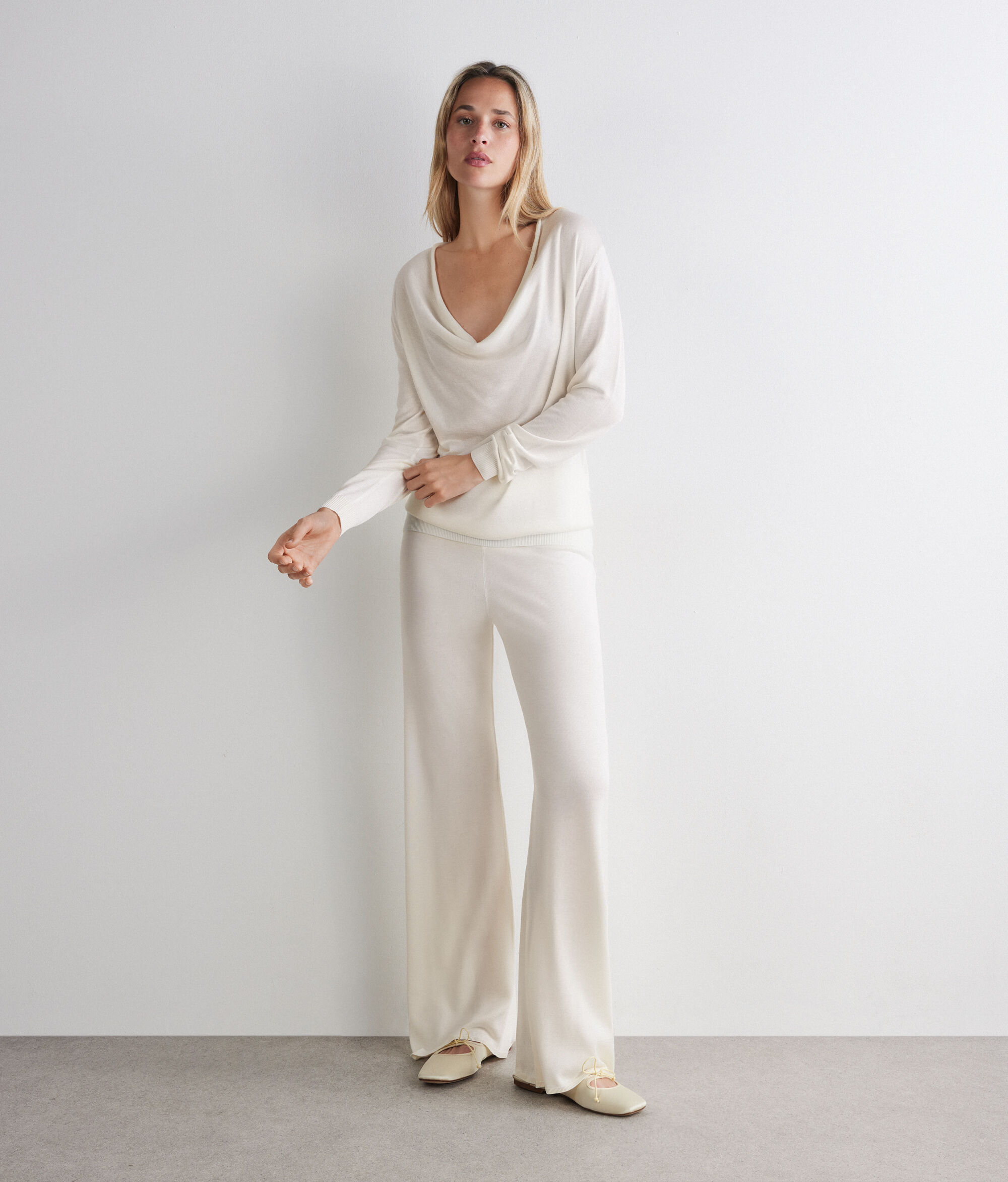 Pantalon en soie