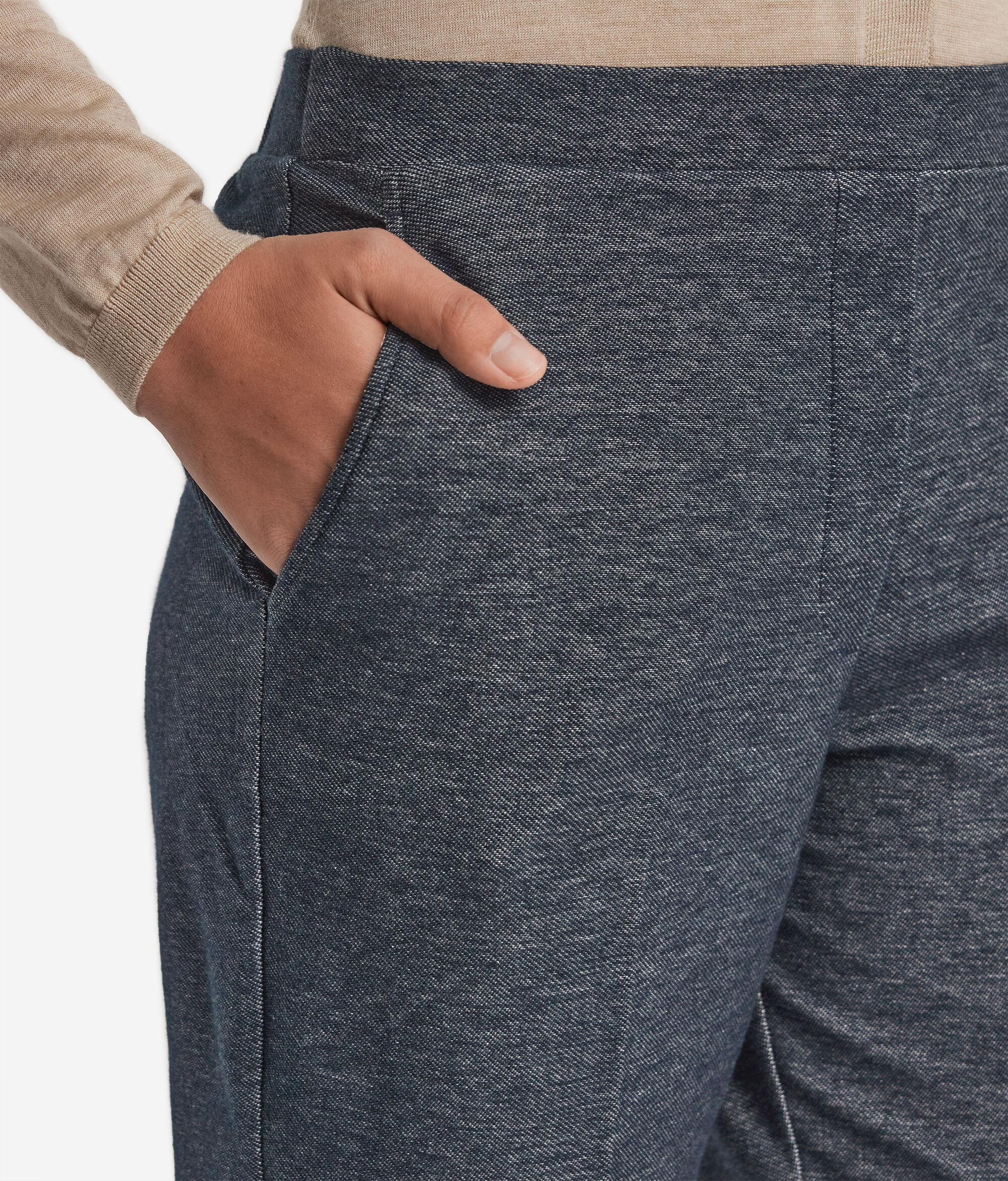 Denim Jersey Trousers