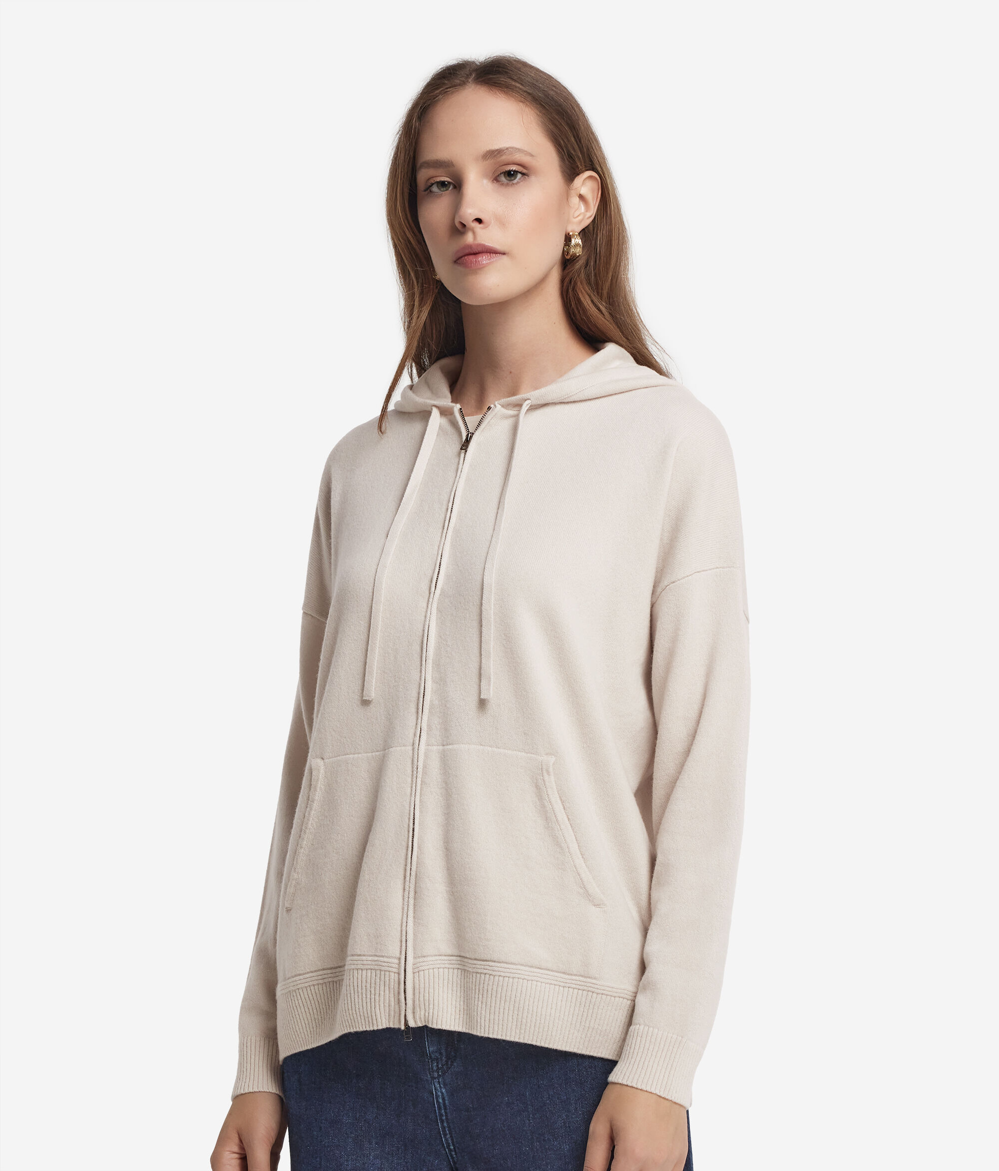 Ultrasoft Cashmere Hooded Sweatshirt