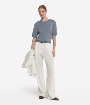 Crew-Neck Twist T-Shirt