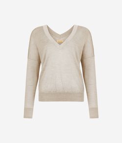 Пуловер из ультратонкого кашемира