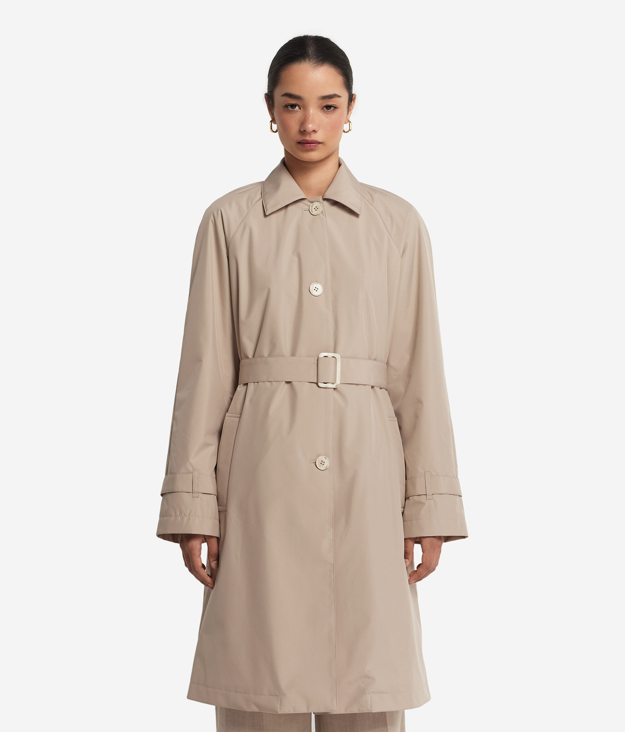 Langer Funktions-Trenchcoat