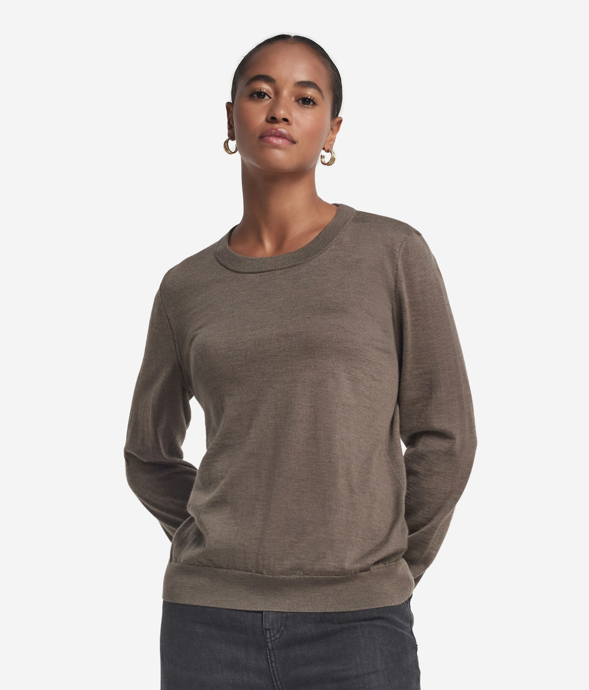Maglia girocollo in Cashmere Ultrafine
