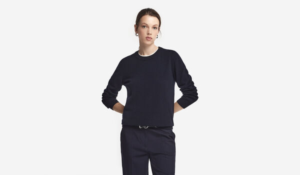 Jersei de coll rodó i màniga llarga de Cashmere Ultrasoft