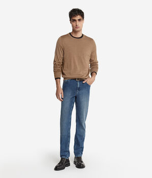 Round-Neck Ultrafine Cashmere Jumper