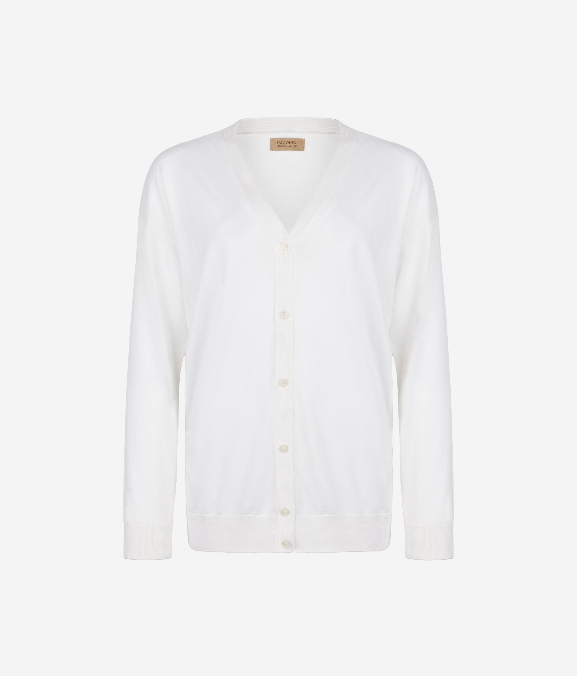 Кардиган из шелка и хлопка