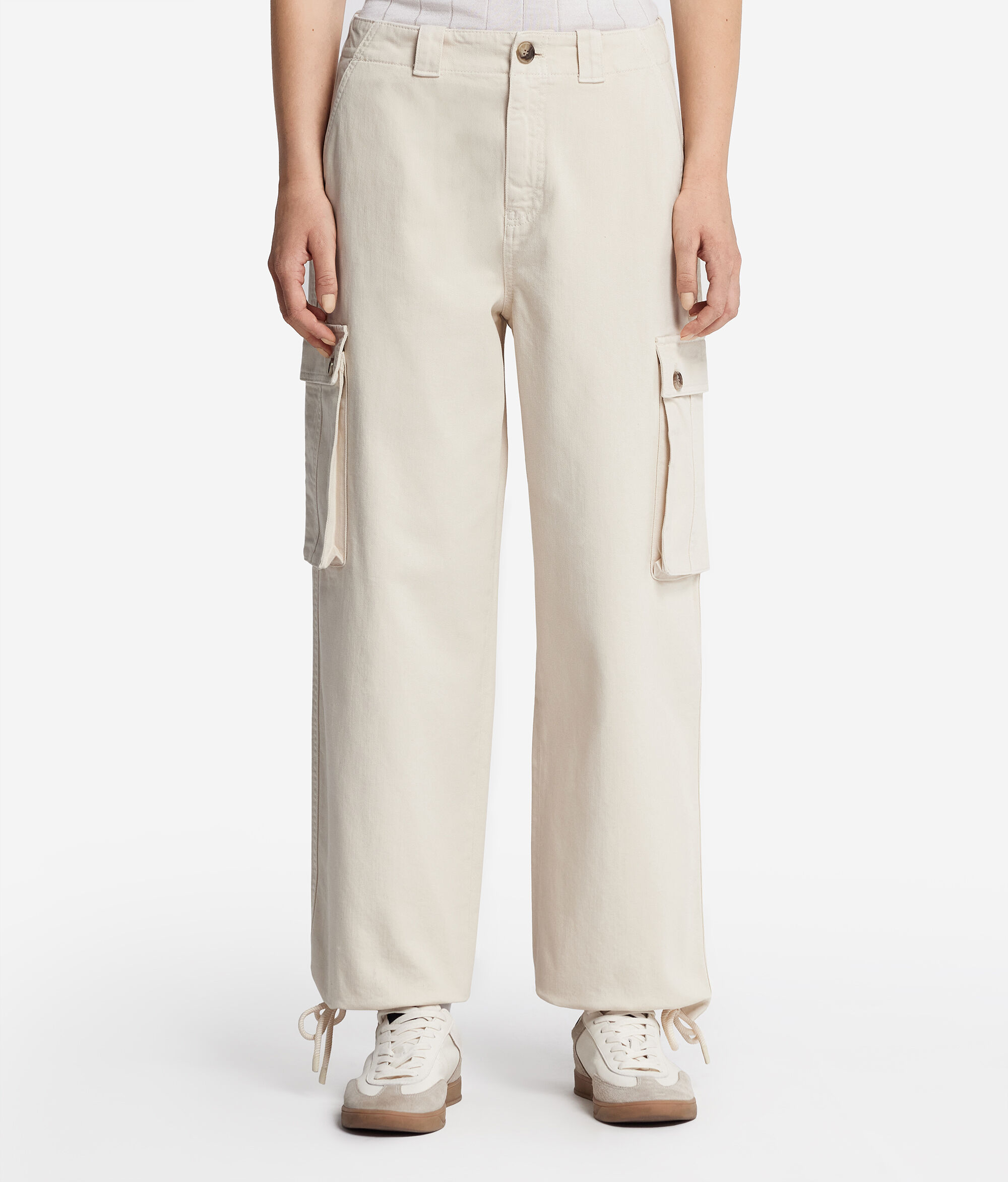 Брюки карго из хлопка