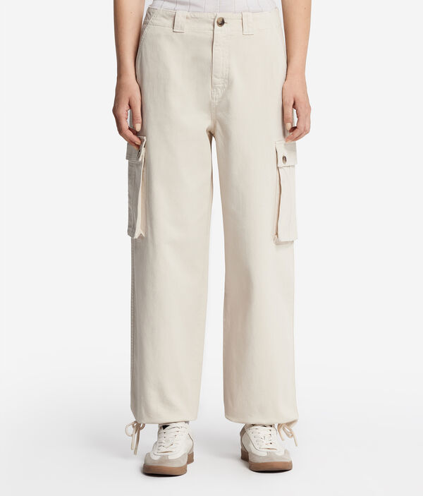 Брюки карго из хлопка