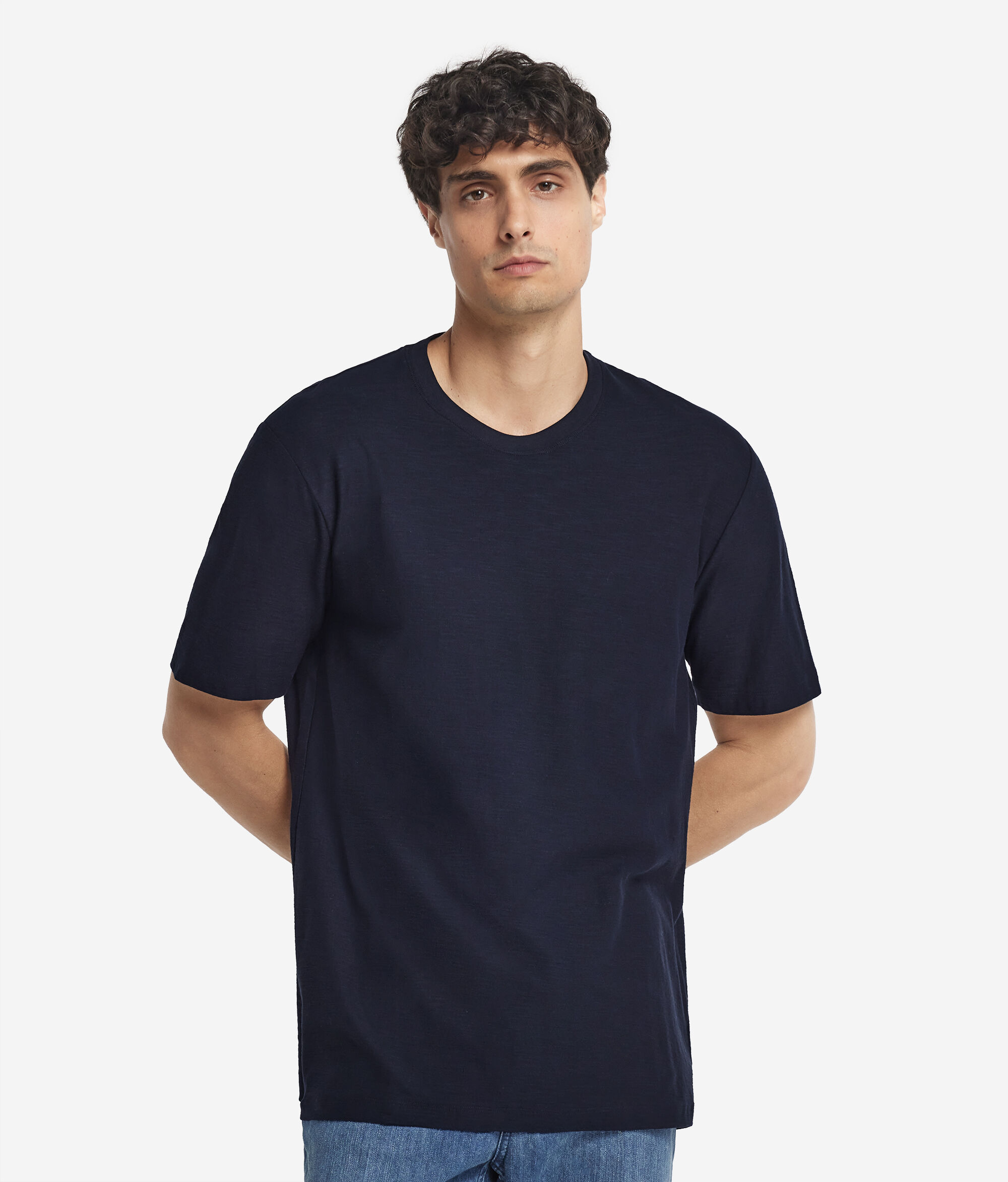 Short-Sleeved Twist-Stitch T-Shirt