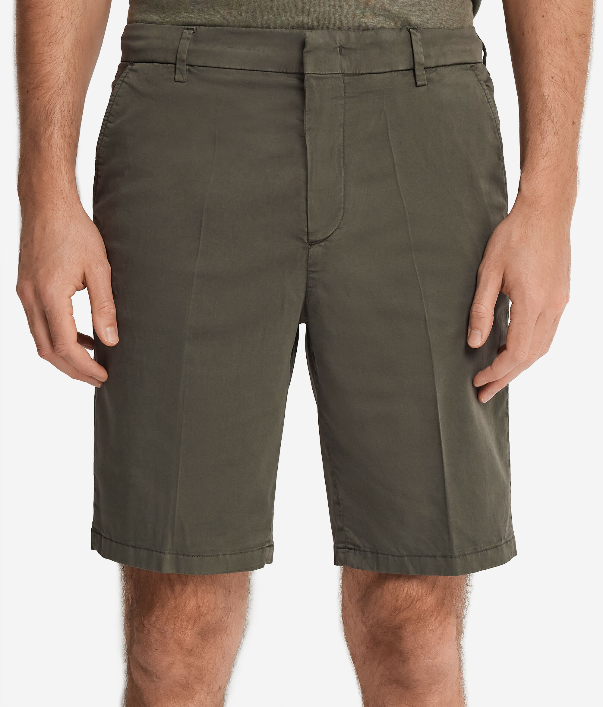 Κοντό Παντελόνι Chinos από Βαμβάκι