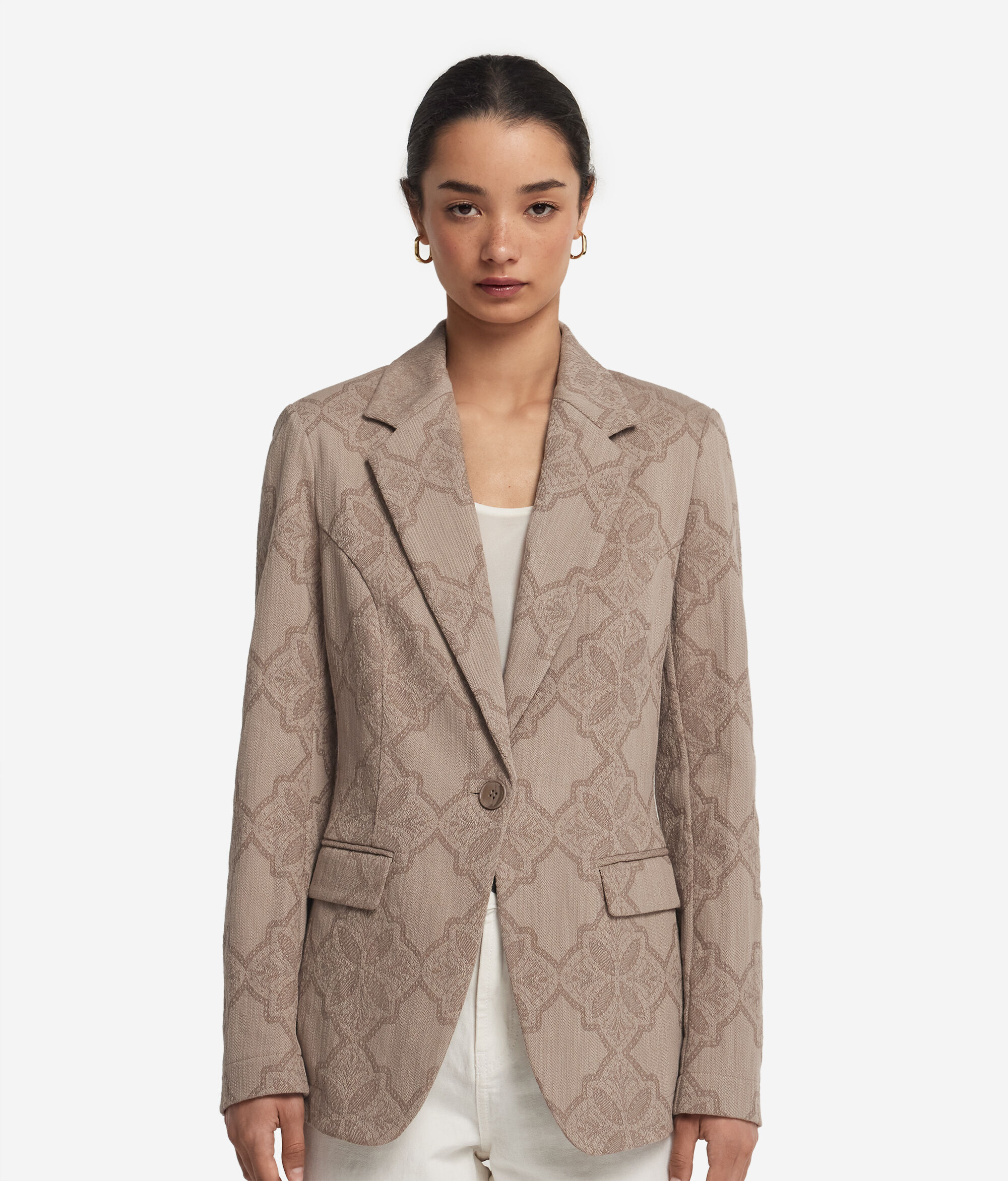 Giacca Jacquard