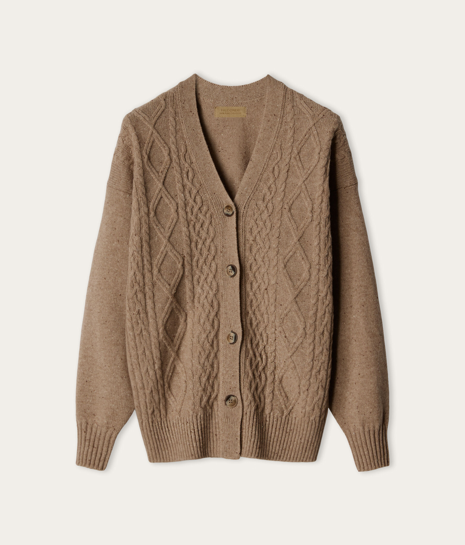 Textured Ultrasoft Cashmere cardigan