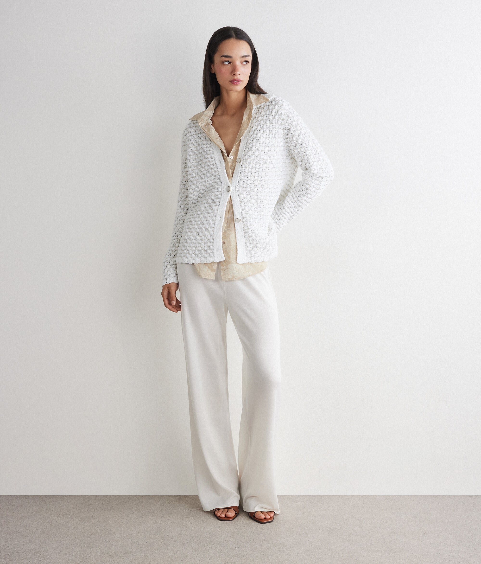 Jacke mit Muschelmuster
