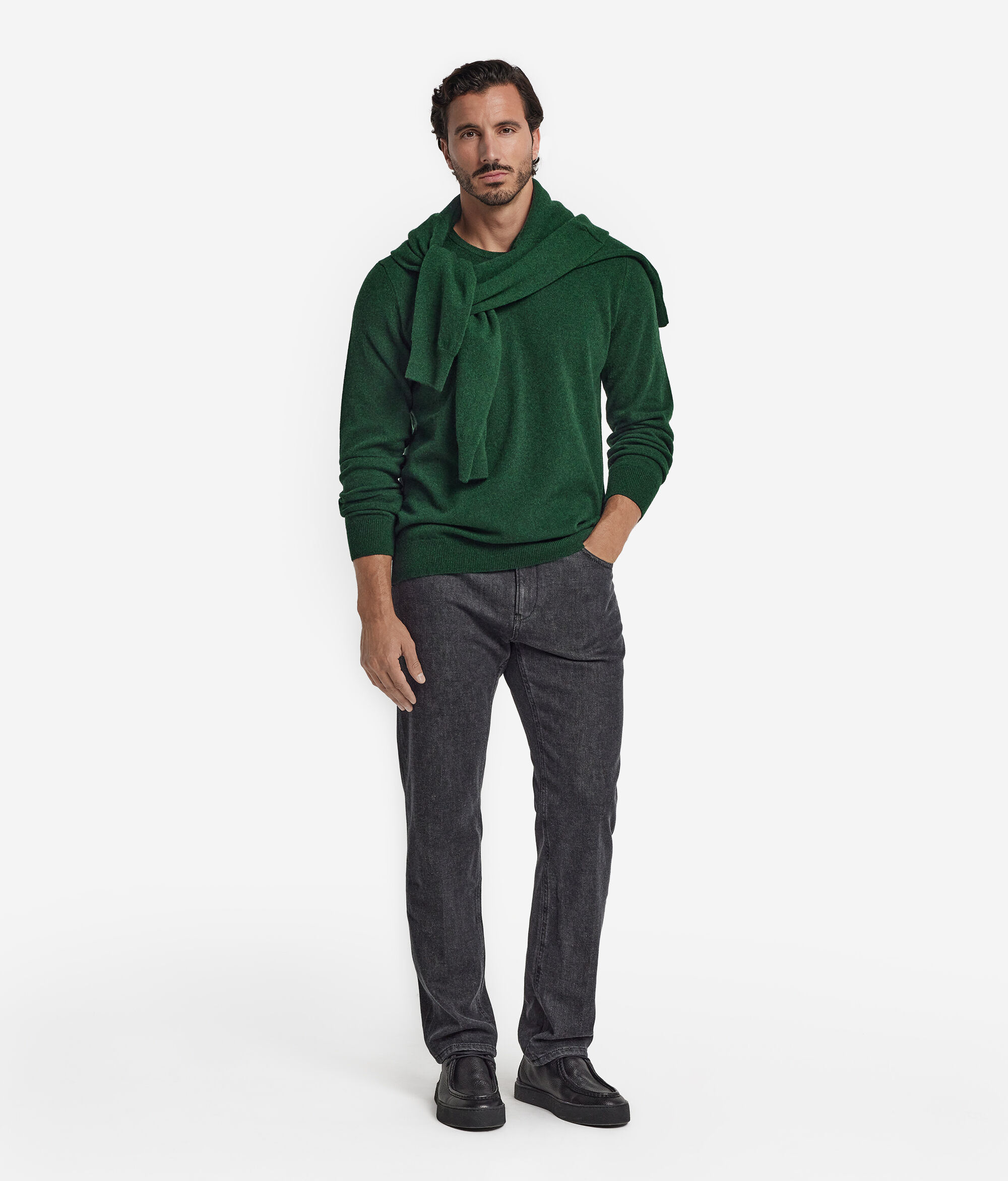 Sweter z Okrągłym Dekoltem z Kaszmiru Ultrasoft