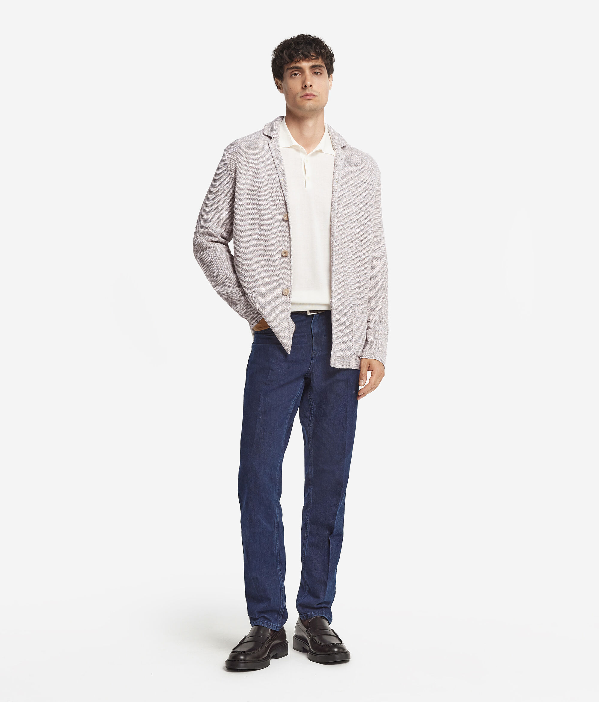 Blazer mit Knötchenmuster