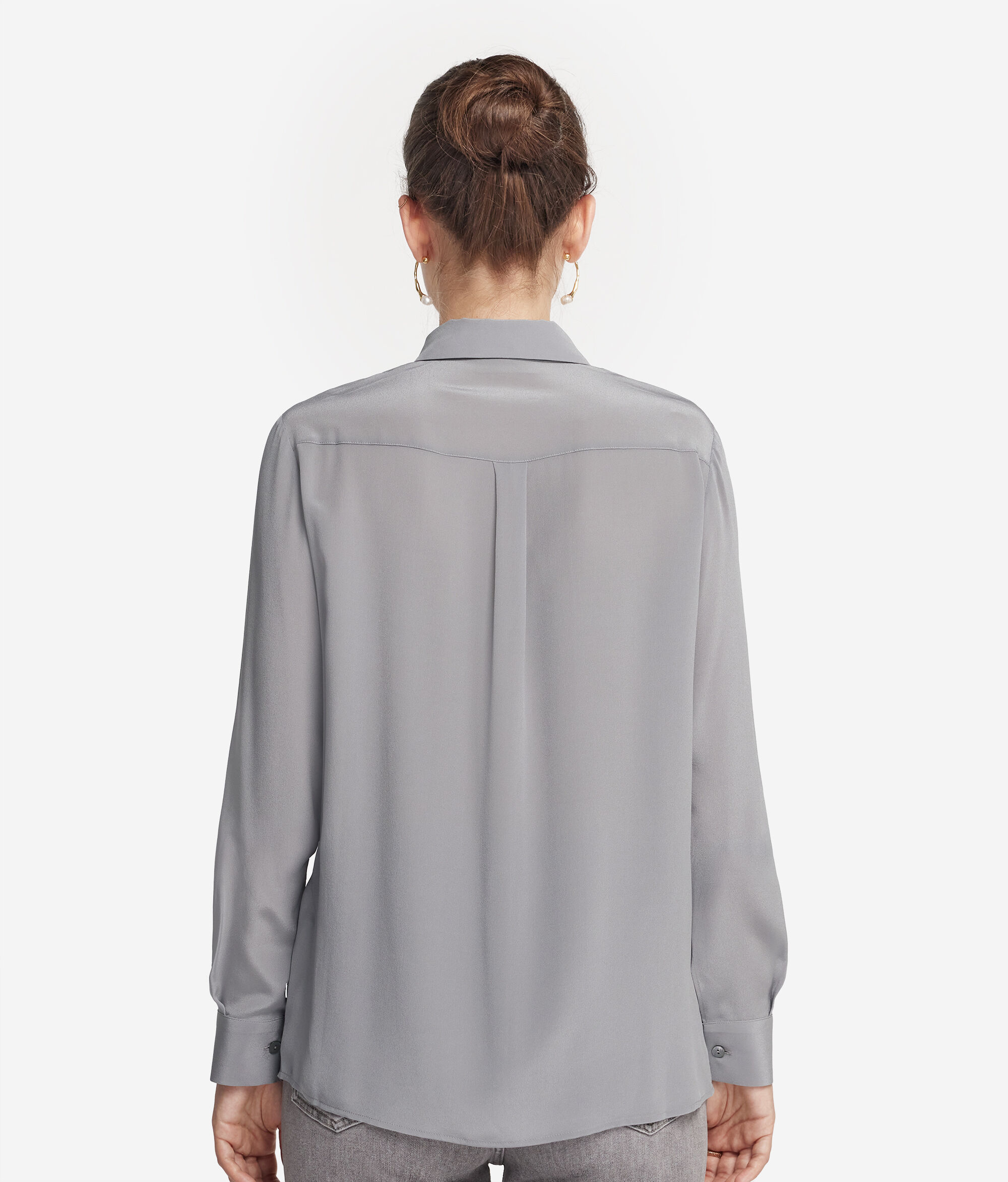Camicia con Colletto in Seta