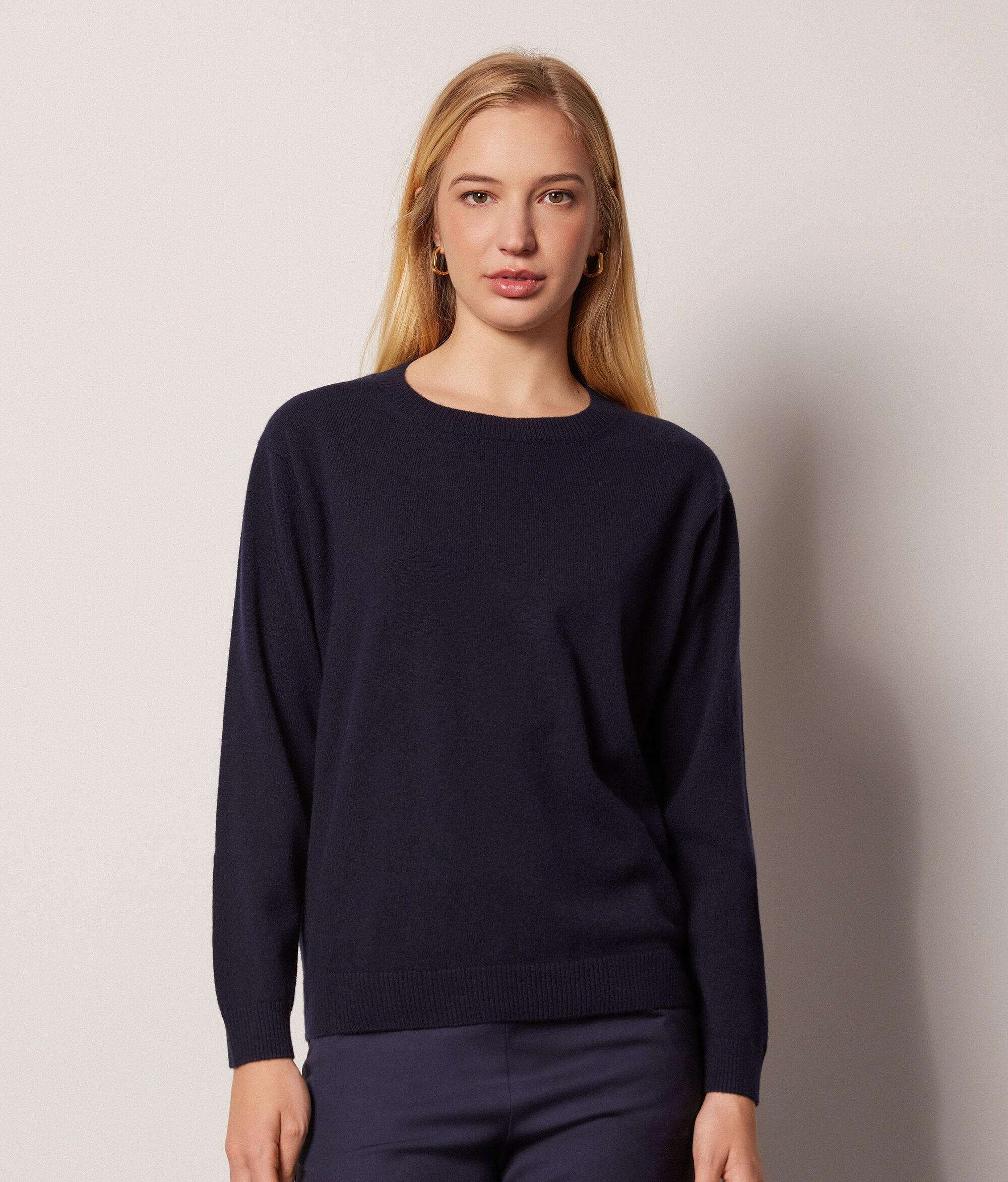 Camisola em Ultrasoft Cashmere com Decote em Barco
