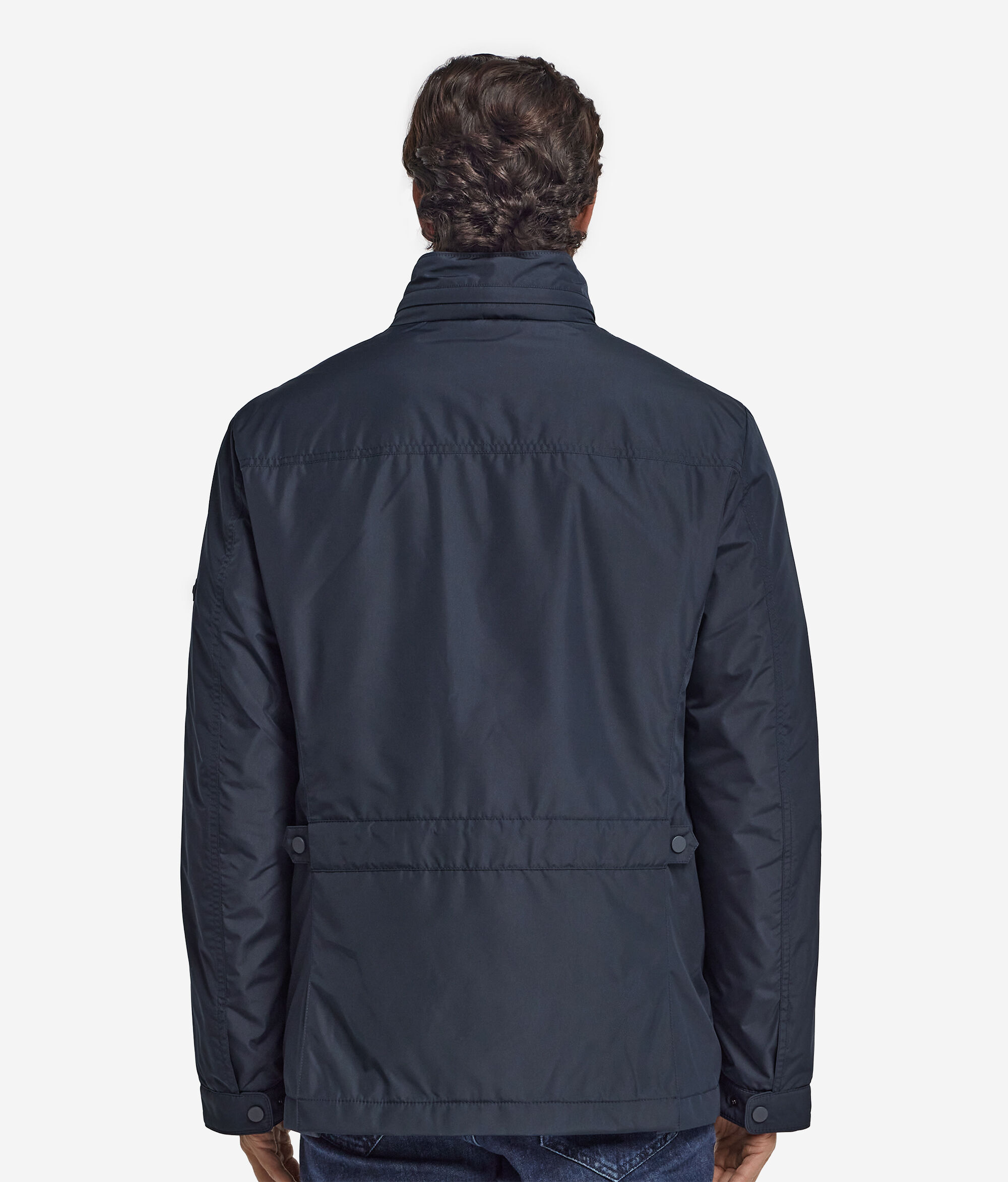 Sahariana tecnica con interno in cashmere