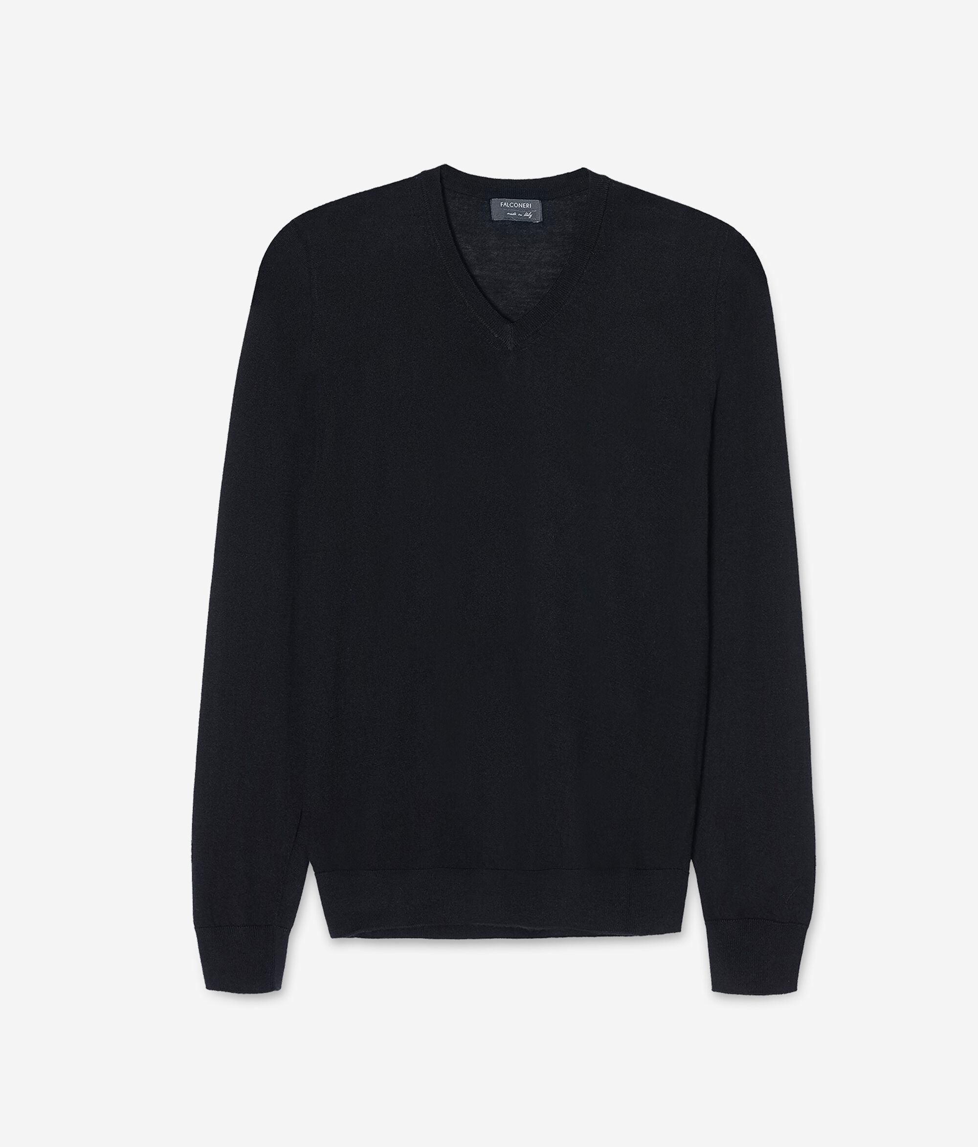 Pull homme en cachemire ultra-fin à col en V
