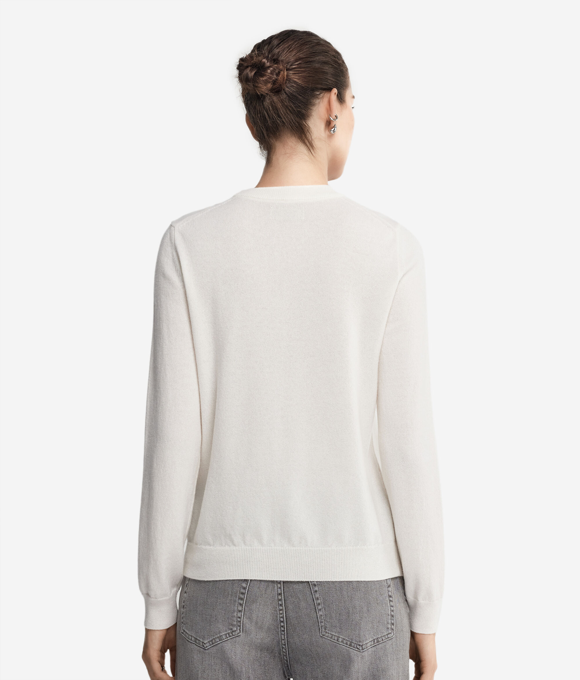 Ultrasoft Cashmere Long Sleeved Crewneck Sweater