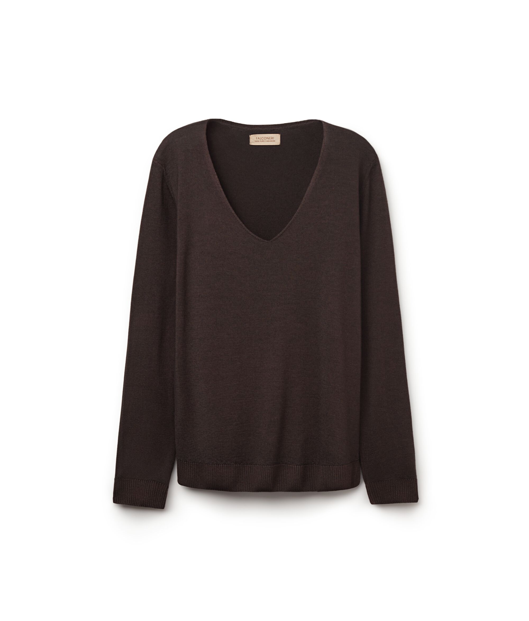 Μπλούζα από Ultrafine Cashmere με Λαιμόκοψη V