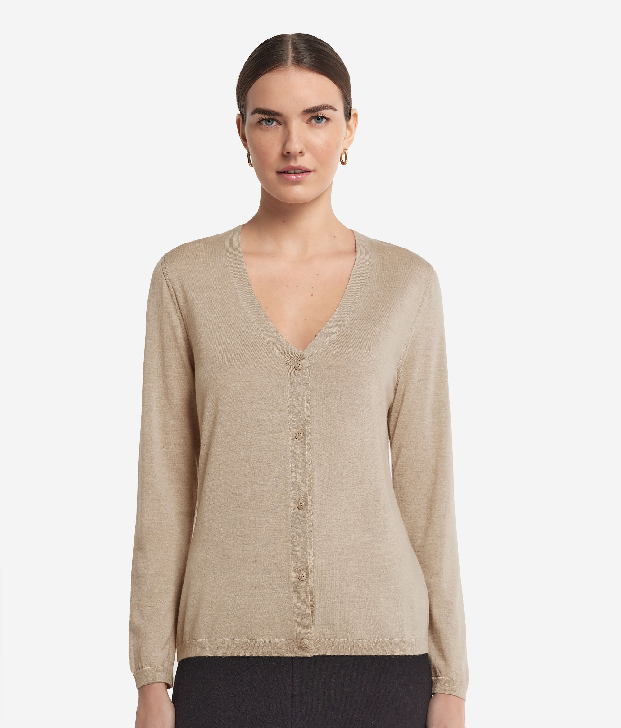 Ζακέτα με Λαιμόκοψη V από Ultrafine Cashmere