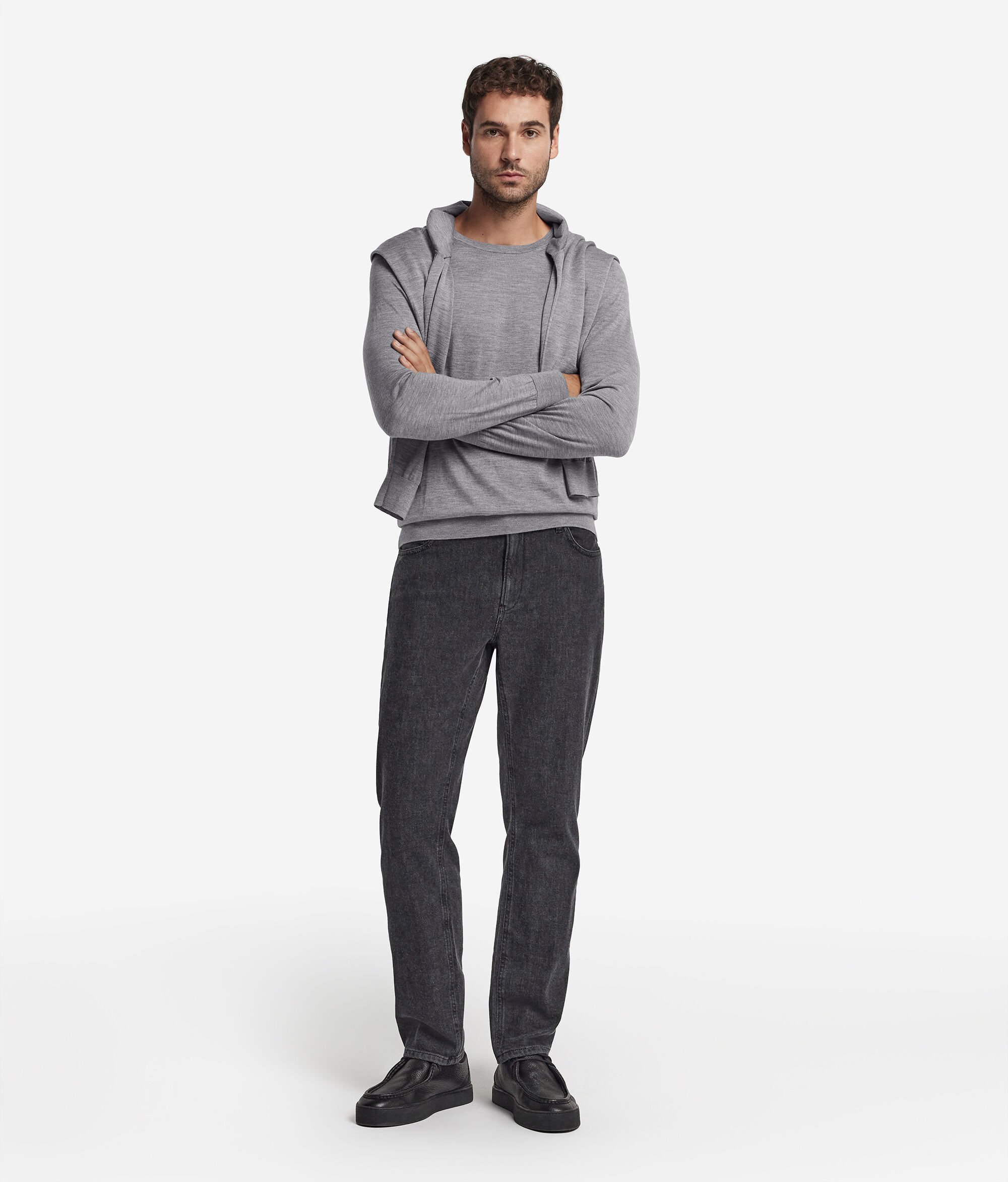 Round-Neck Ultrafine Cashmere Jumper