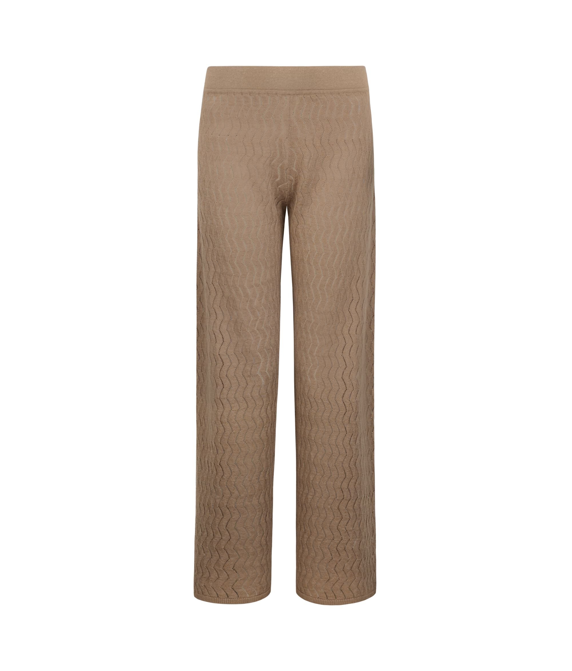 Wave stitch trousers