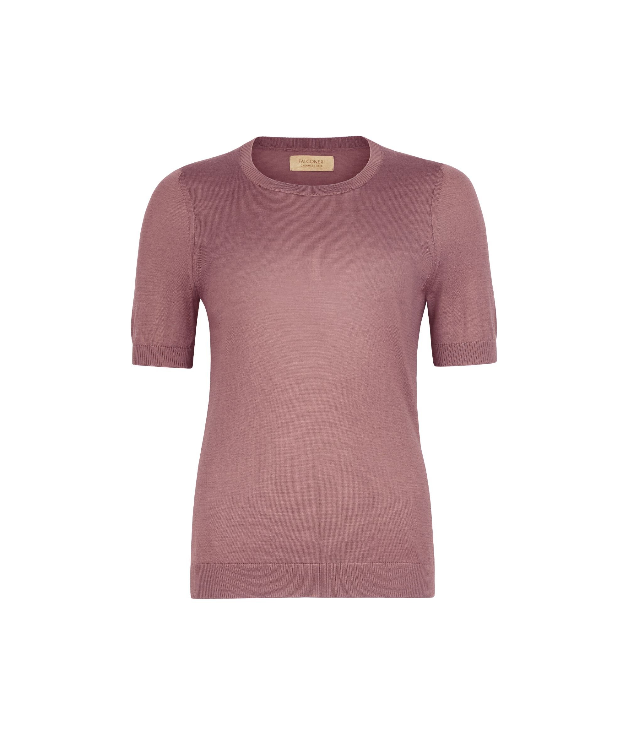 Top z kašmíru Silkfine s kulatým výstřihem