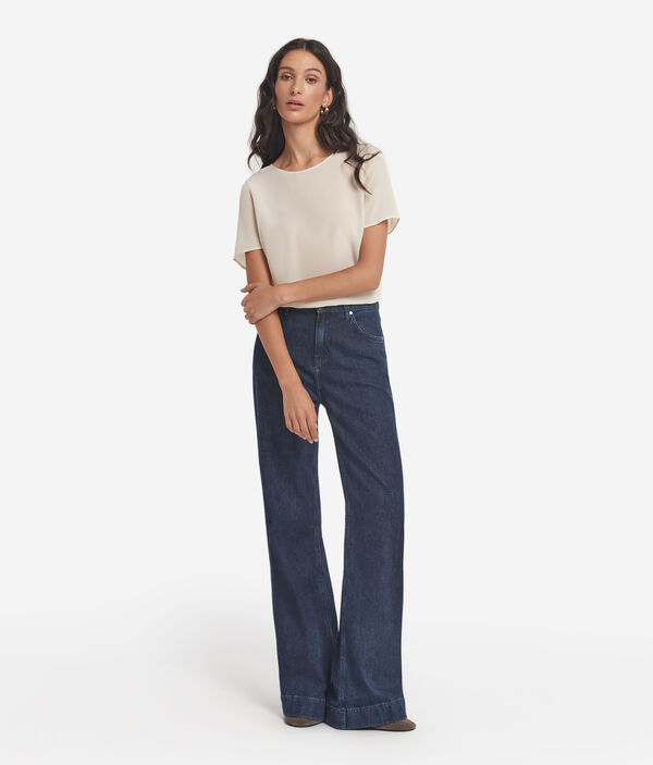 Блуза из шелка и модала