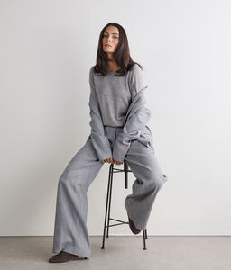 Girocollo in Cashmere Silkfine - GREY