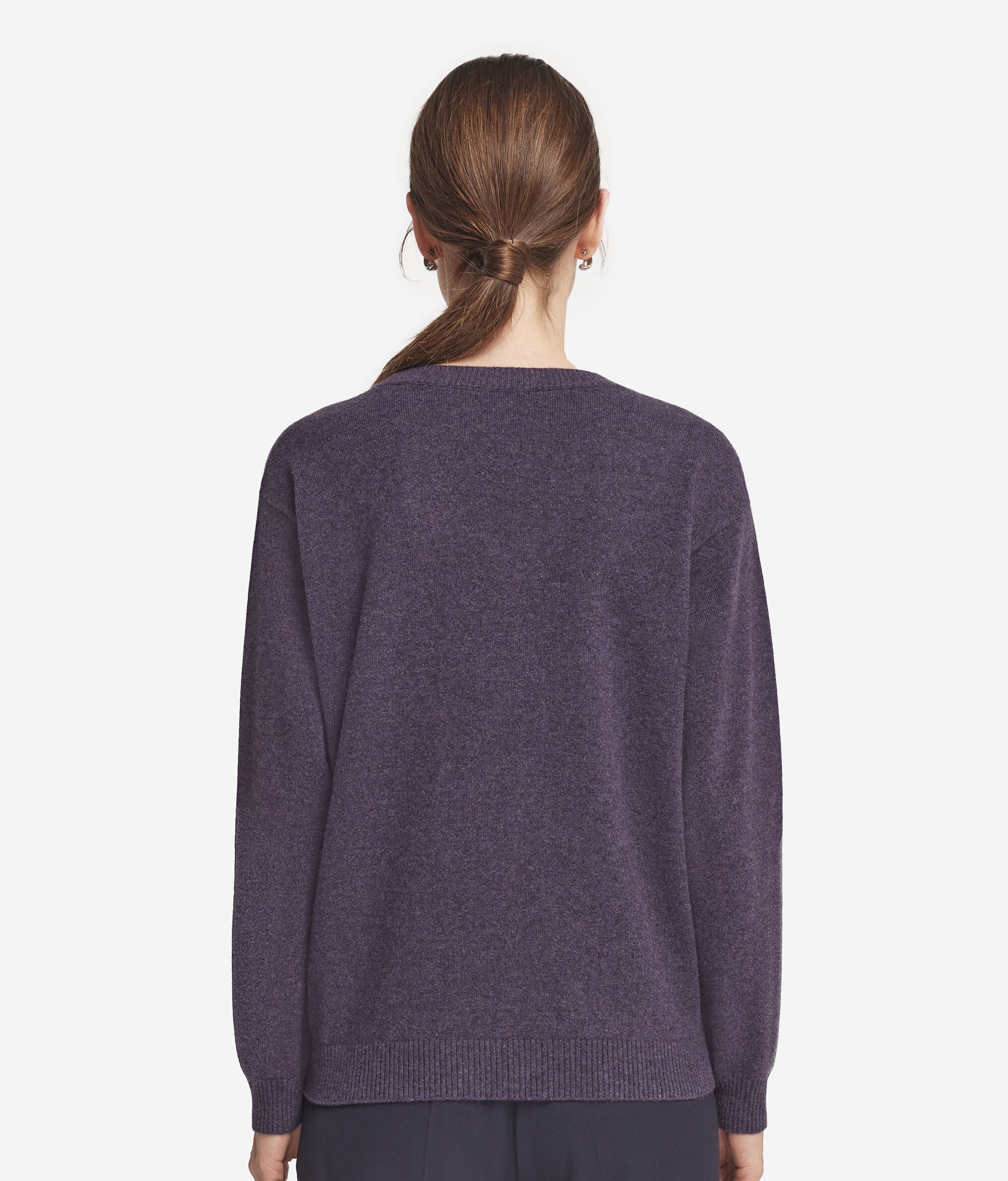 Damenpullover mit U-Boot-Ausschnitt aus Kaschmir Ultrasoft