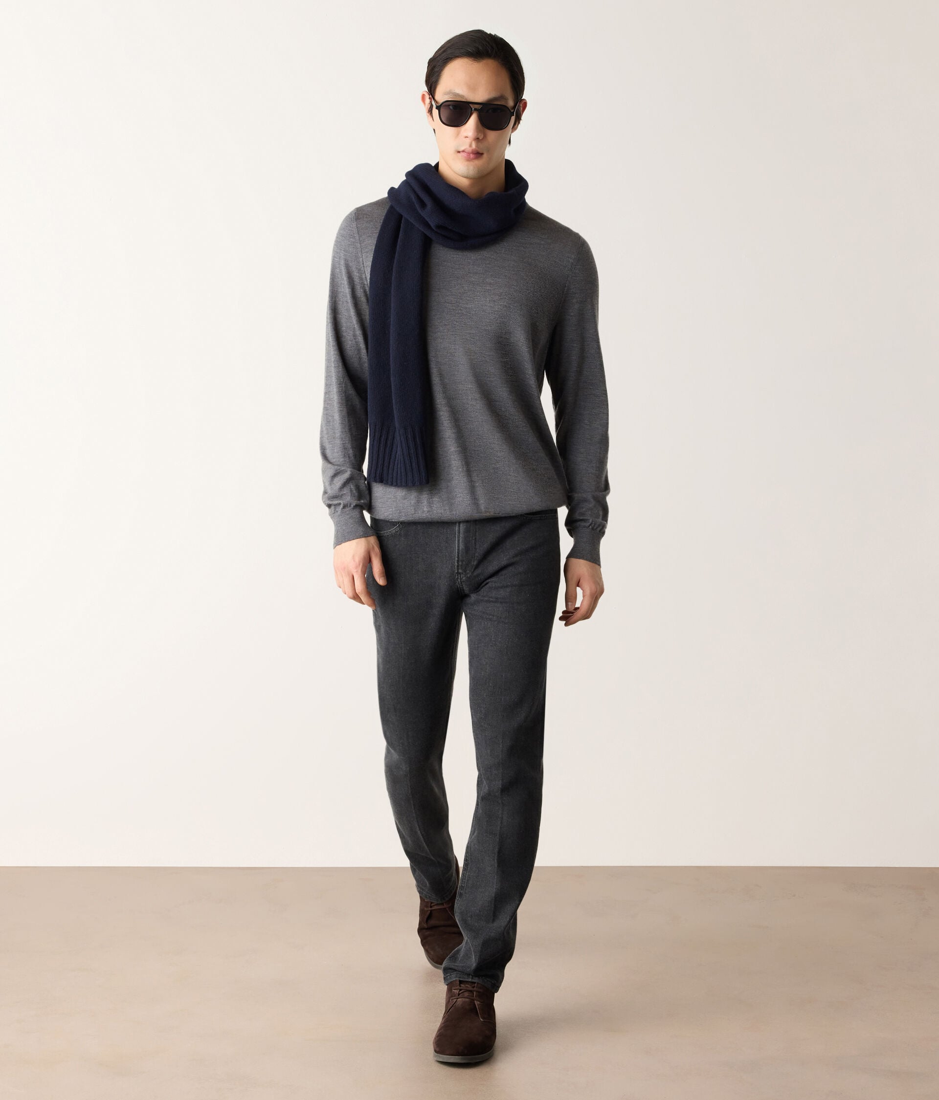 Jersei de coll rodó de Cashmere Ultrafine